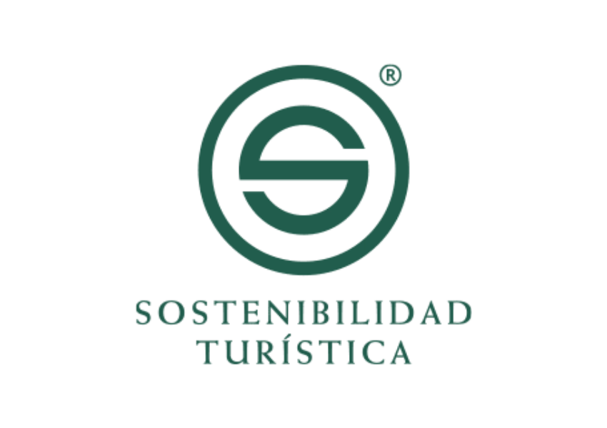 Logotipo de "Sostenibilidad Tur&iacute;stica" con un c&iacute;rculo verde y una 'S'.