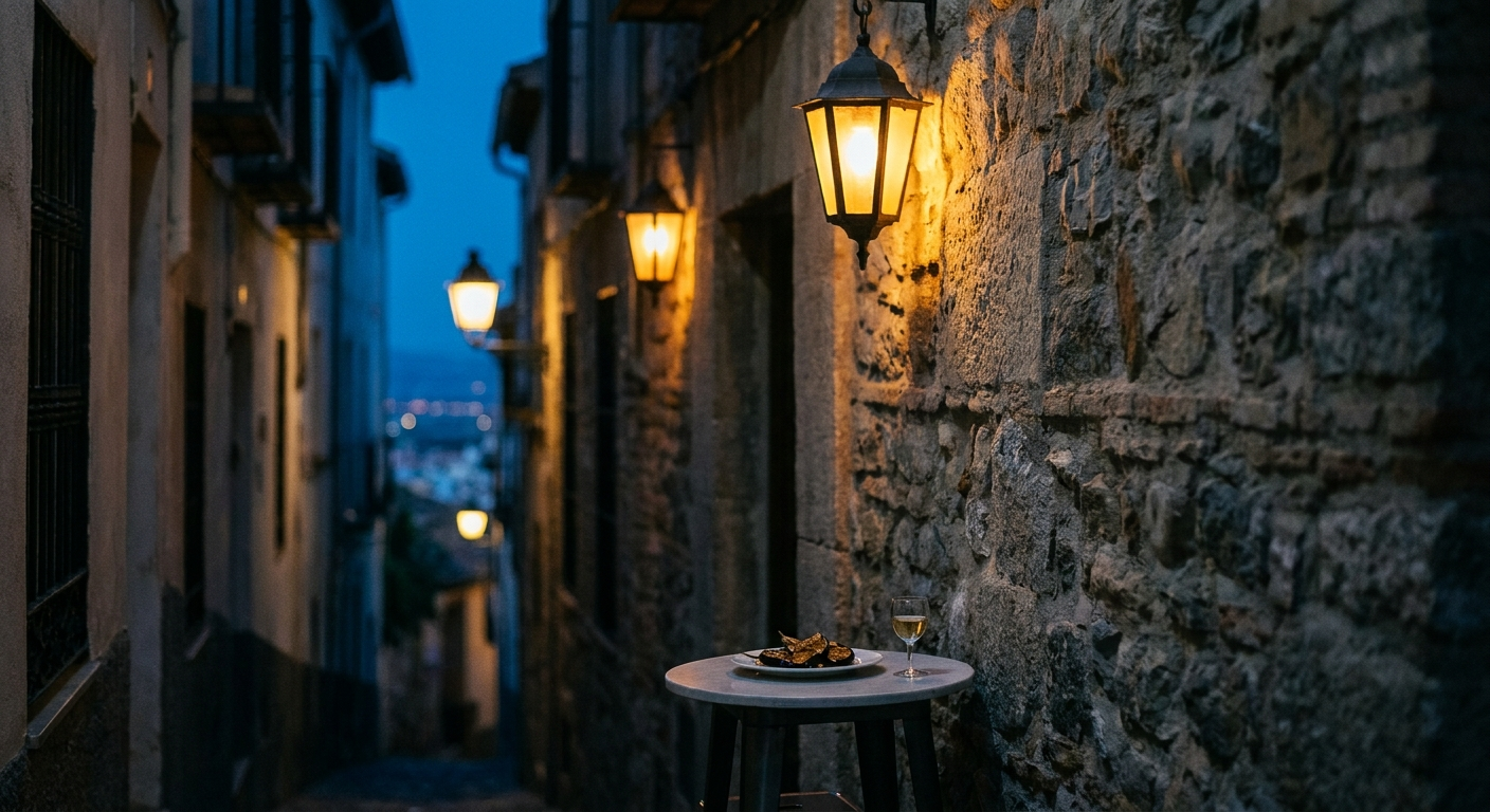 Granada im September: Stein, Garten und langsames Kochen am sp&auml;ten Nachmittag - Hotel Casa 1800