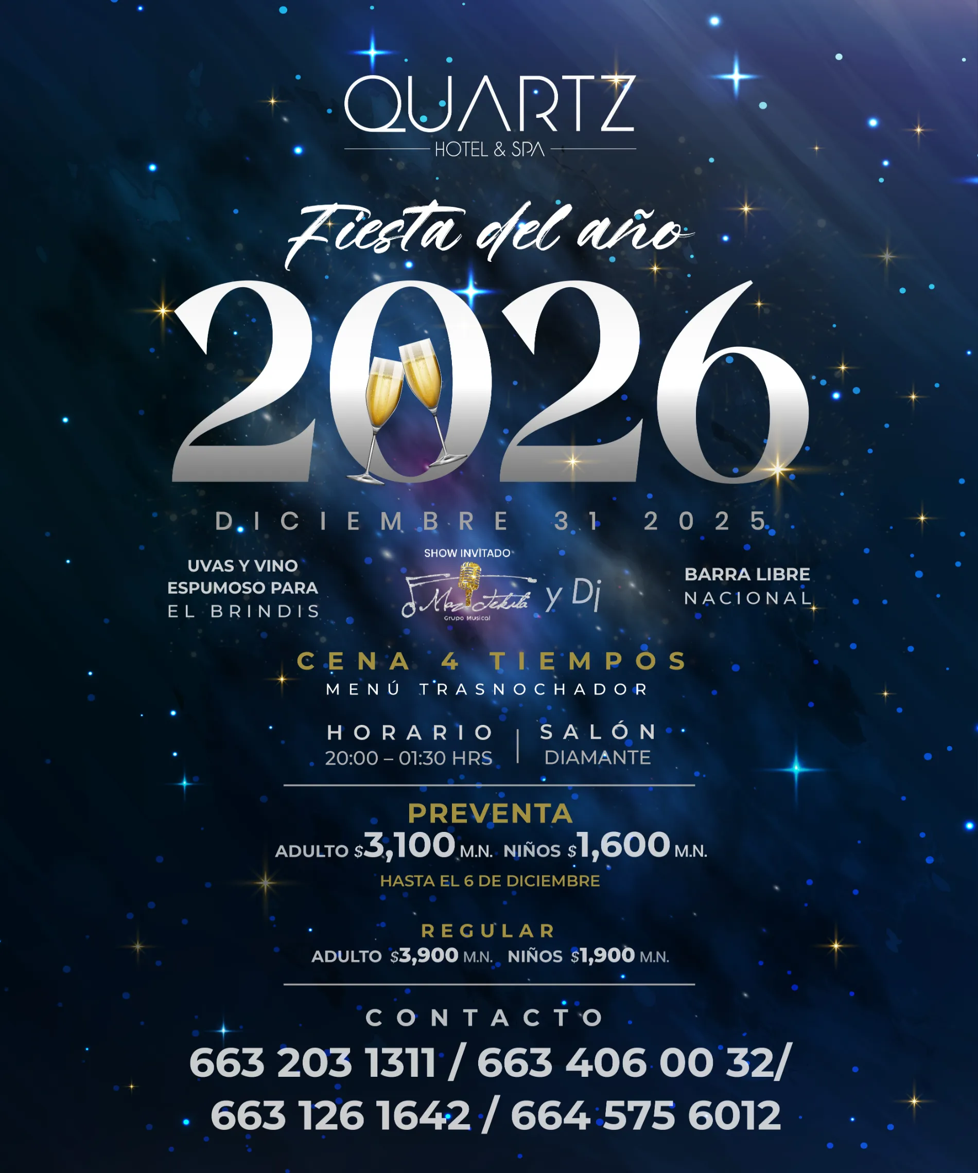 Fiesta de Fin de A&ntilde;o - Hotel &amp; Spa Quartz