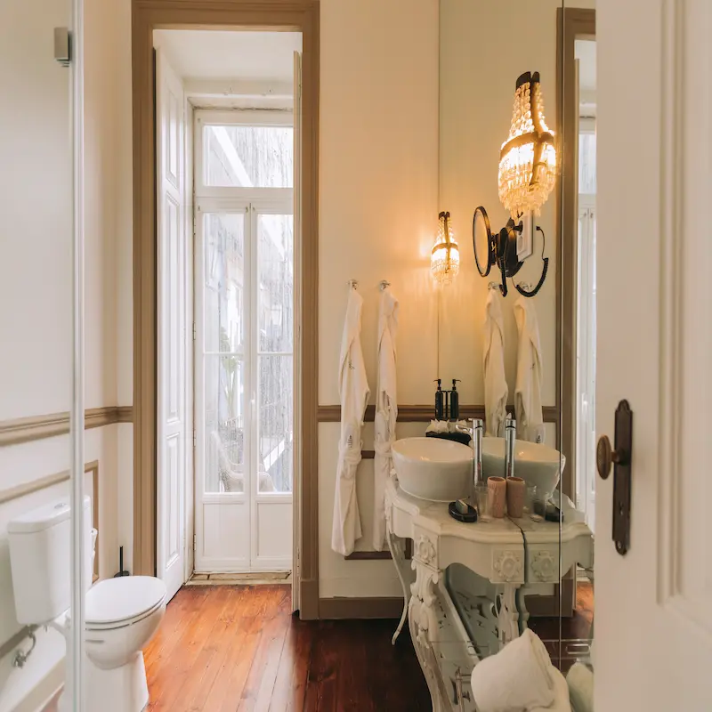 Master with View Room 'D. Pedro I' of Torel Palace Lisbon, a luxury boutique palace hotel with a MICHELIN Star restaurant in the heart of Lisbon, with outstanding views over the city