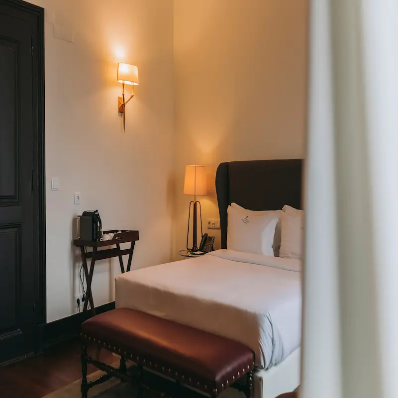 Suite Royal with View 'D. Maria II' of Torel Palace Lisbon, a luxury boutique palace hotel with a MICHELIN Star restaurant in the heart of Lisbon, with outstanding views over the city