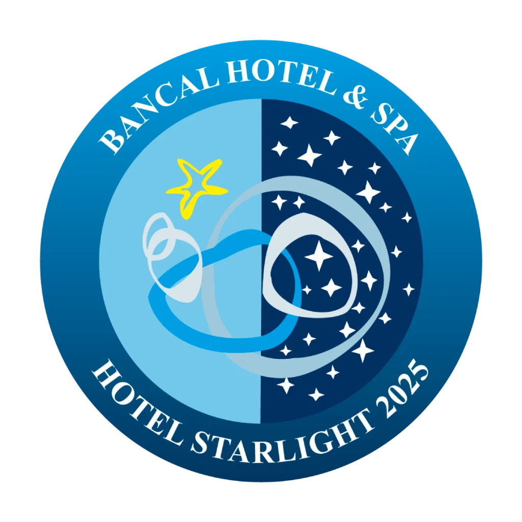 Logo circular de Bancal Hotel & Spa con estrella y dise&ntilde;o estrellado.