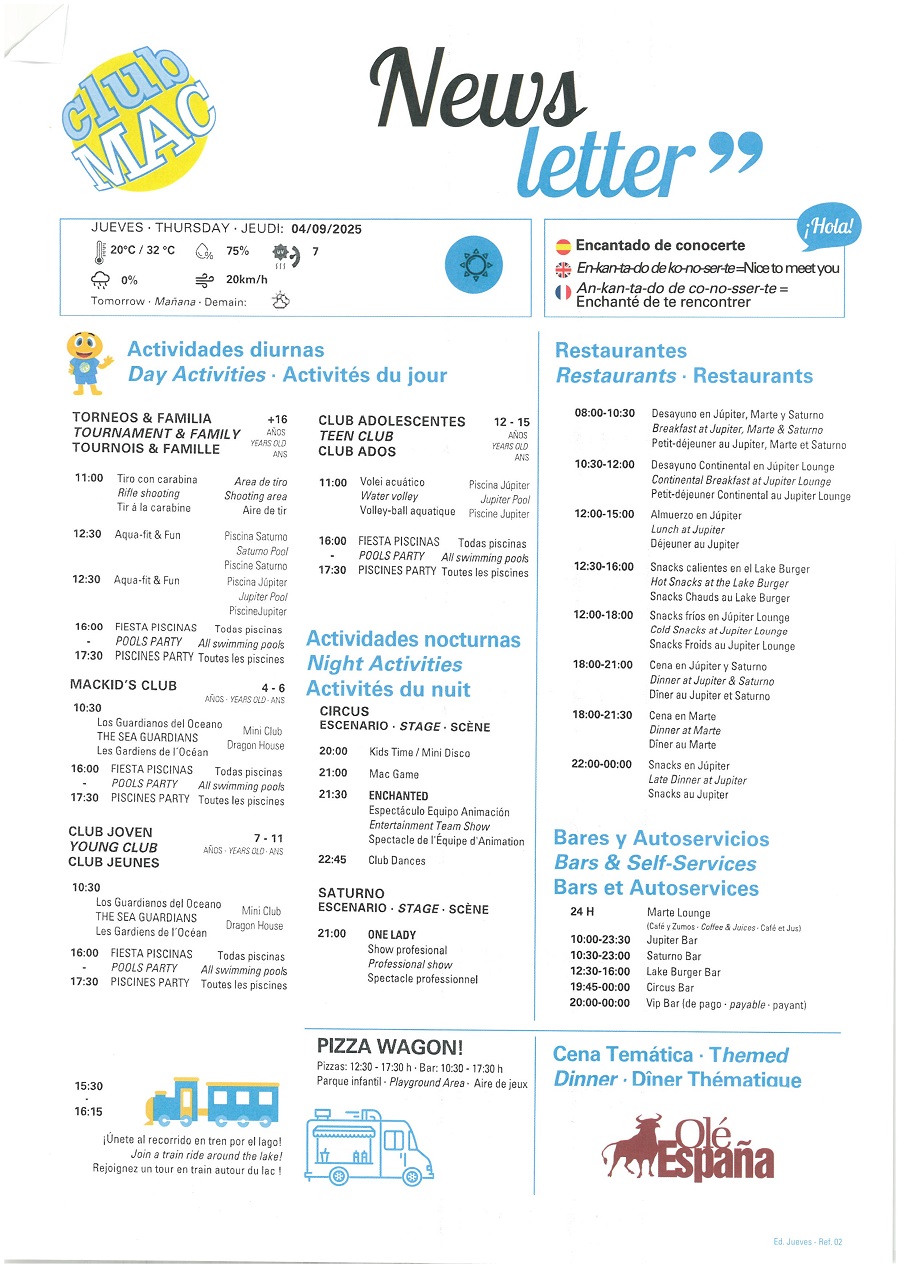 04/09/2025 - Daily Newsletter Clubmac