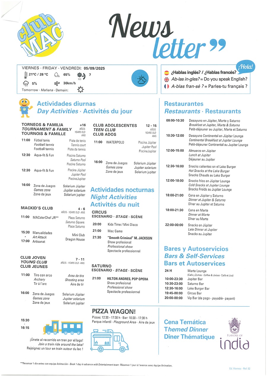 05/09/2025 - Daily Newsletter Clubmac