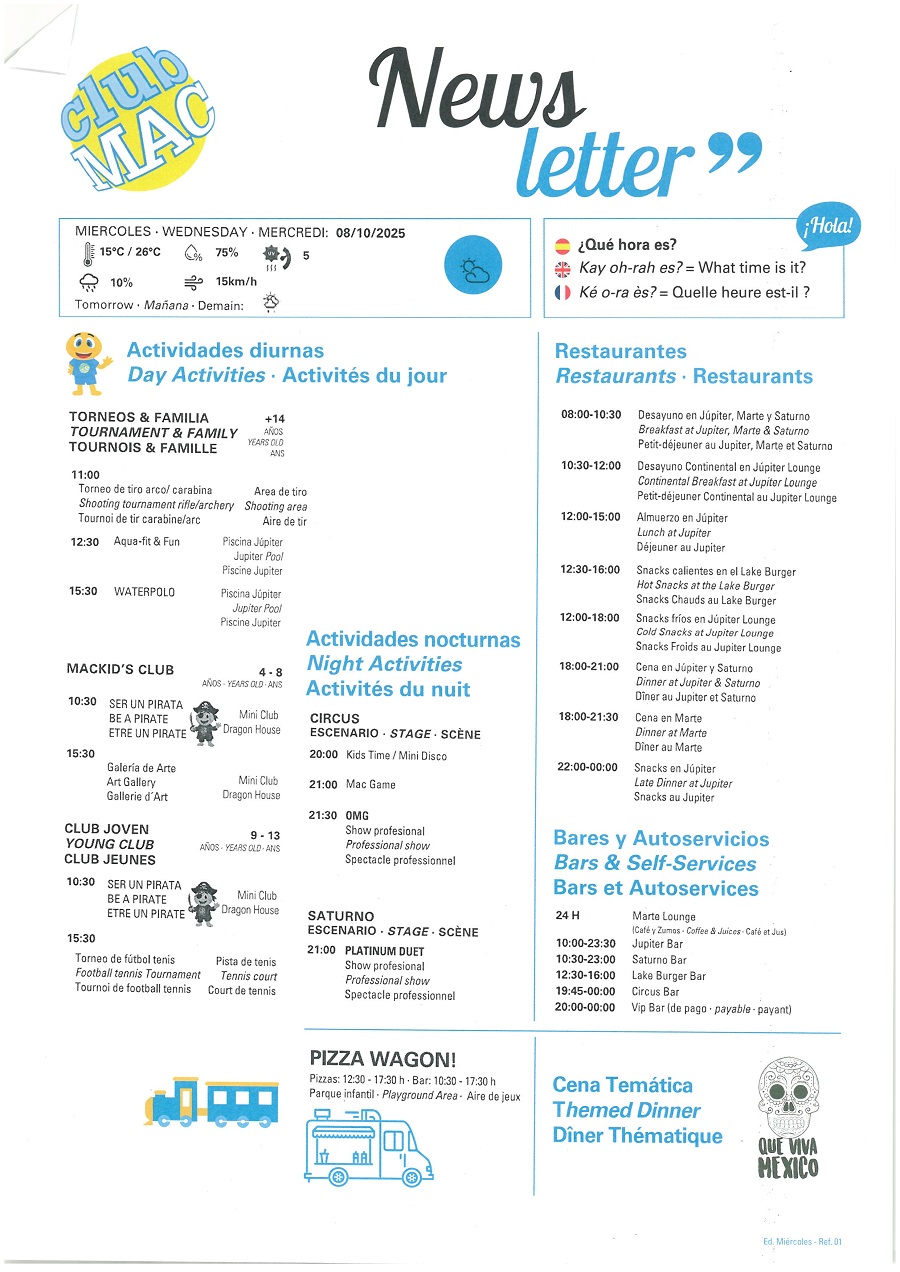 08/10/2025 - Daily Newsletter Clubmac
