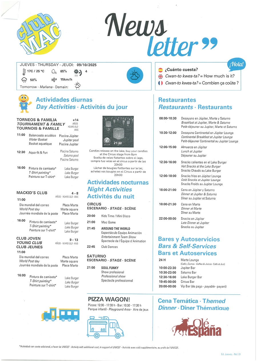 09/10/2025 - Daily Newsletter Clubmac