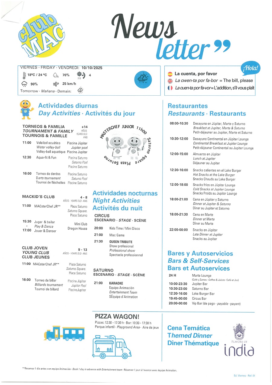 10/10/2025 - Daily Newsletter Clubmac