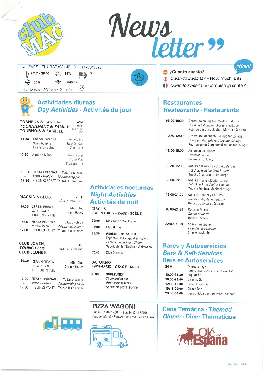 11/09/2025 - Daily Newsletter Clubmac