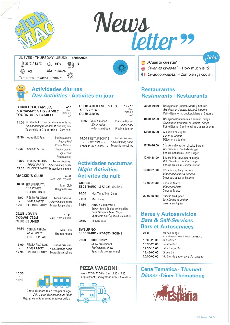 Daily Newsletter Clubmac