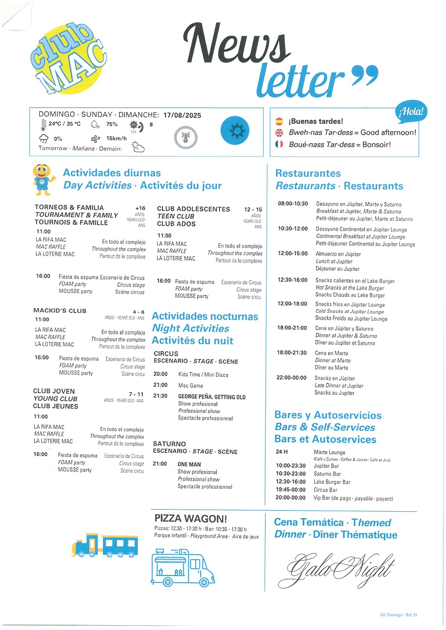 Daily Newsletter Clubmac