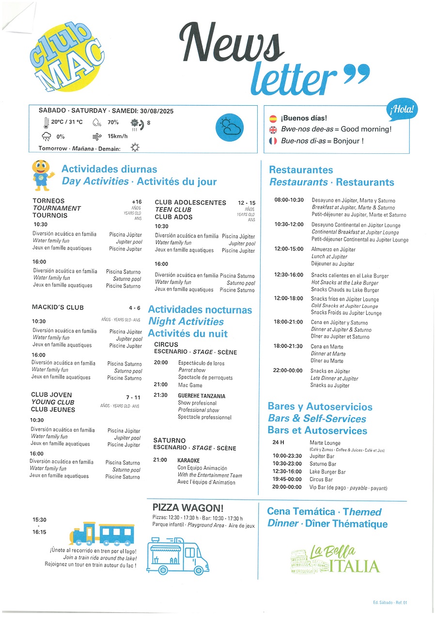 Daily Newsletter Clubmac
