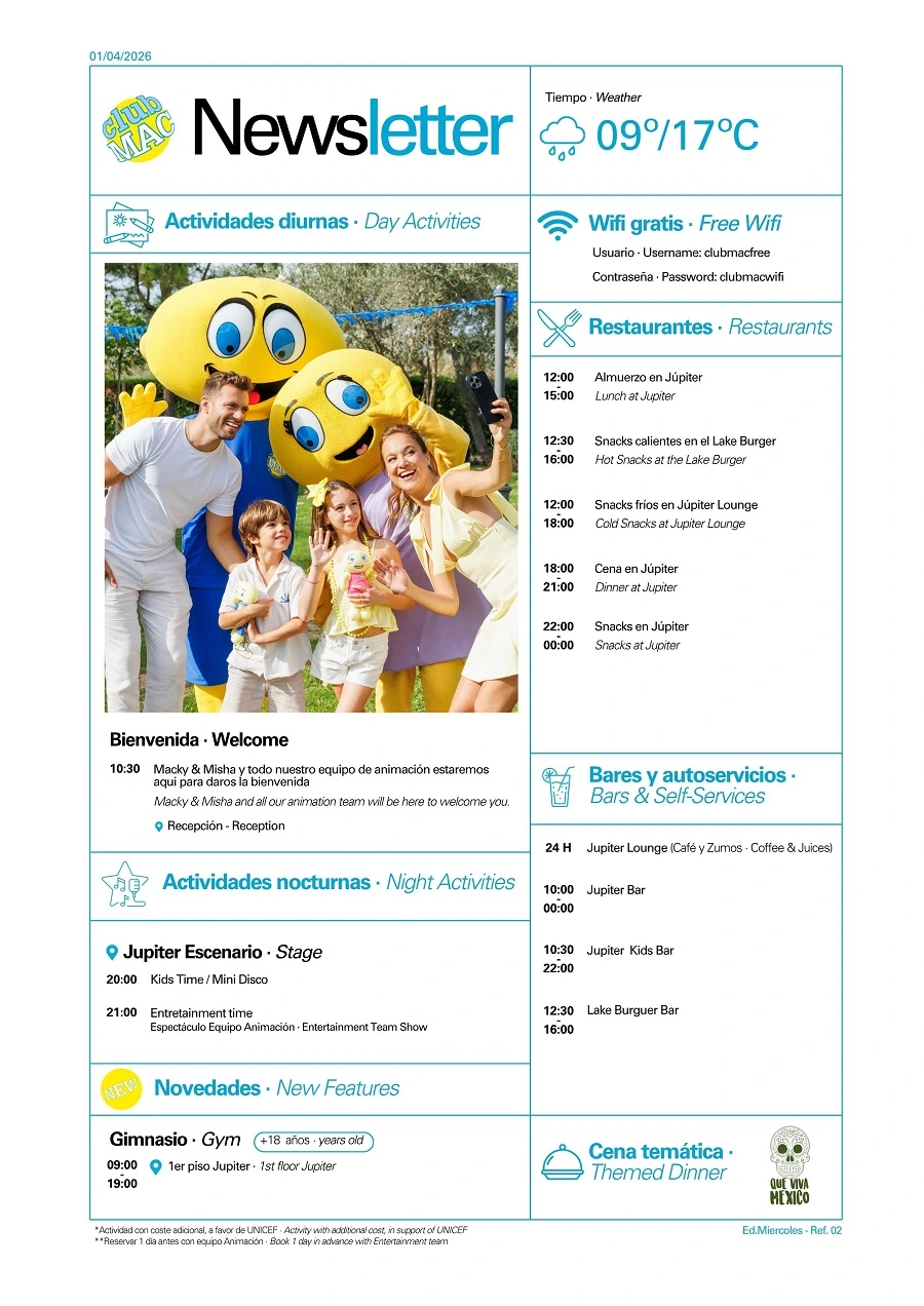 01/04/2026 - Daily Newsletter Clubmac