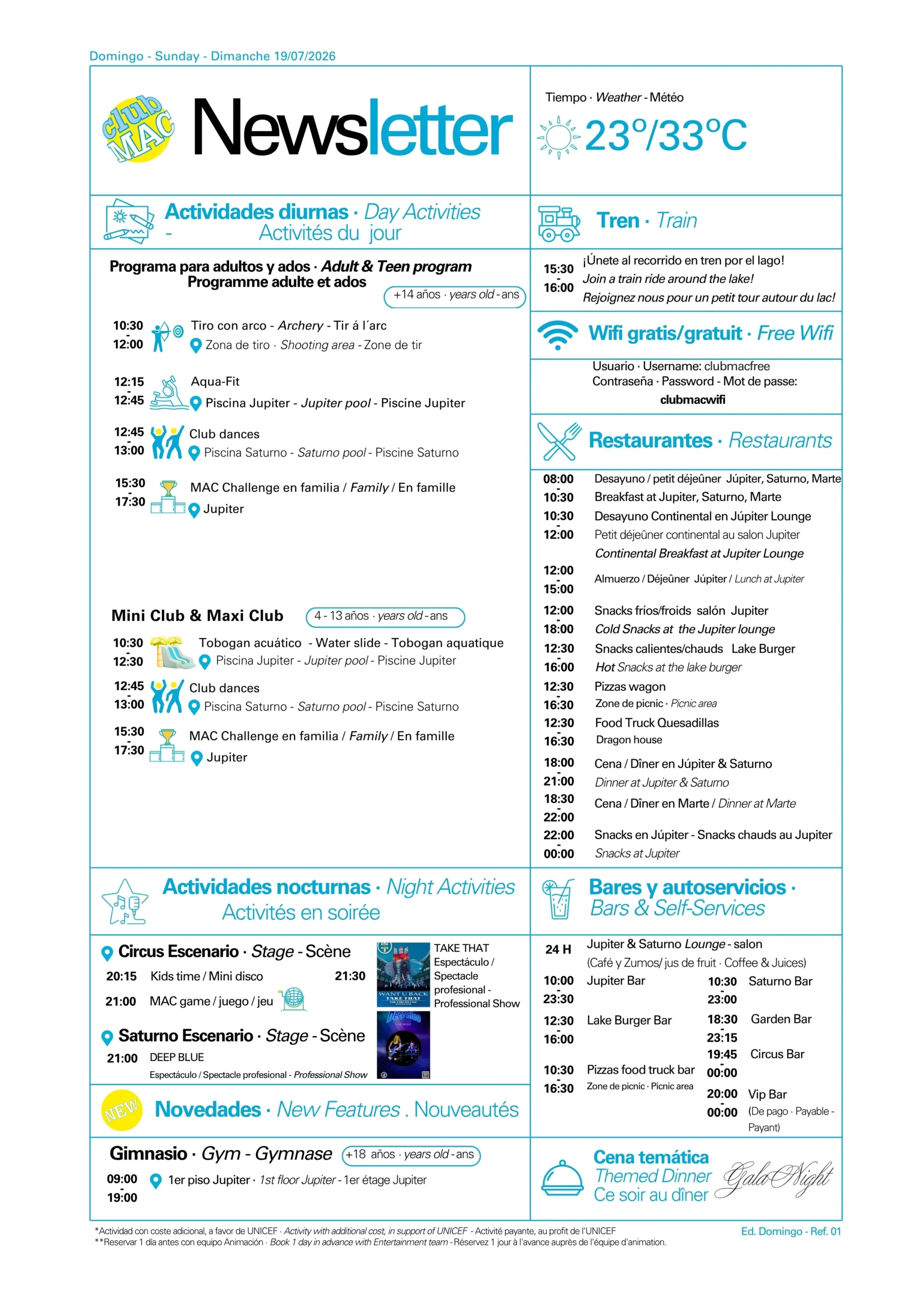 19/07/2026 - Daily Newsletter Clubmac