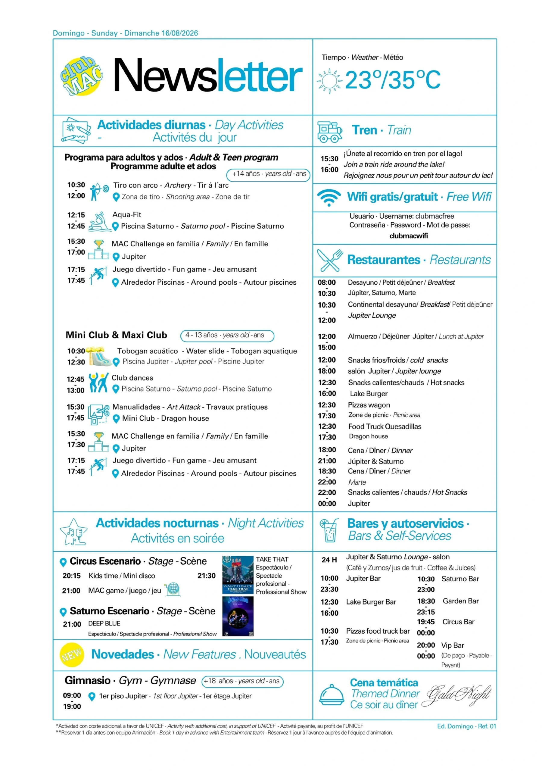 16/08/2026 - Daily Newsletter Clubmac