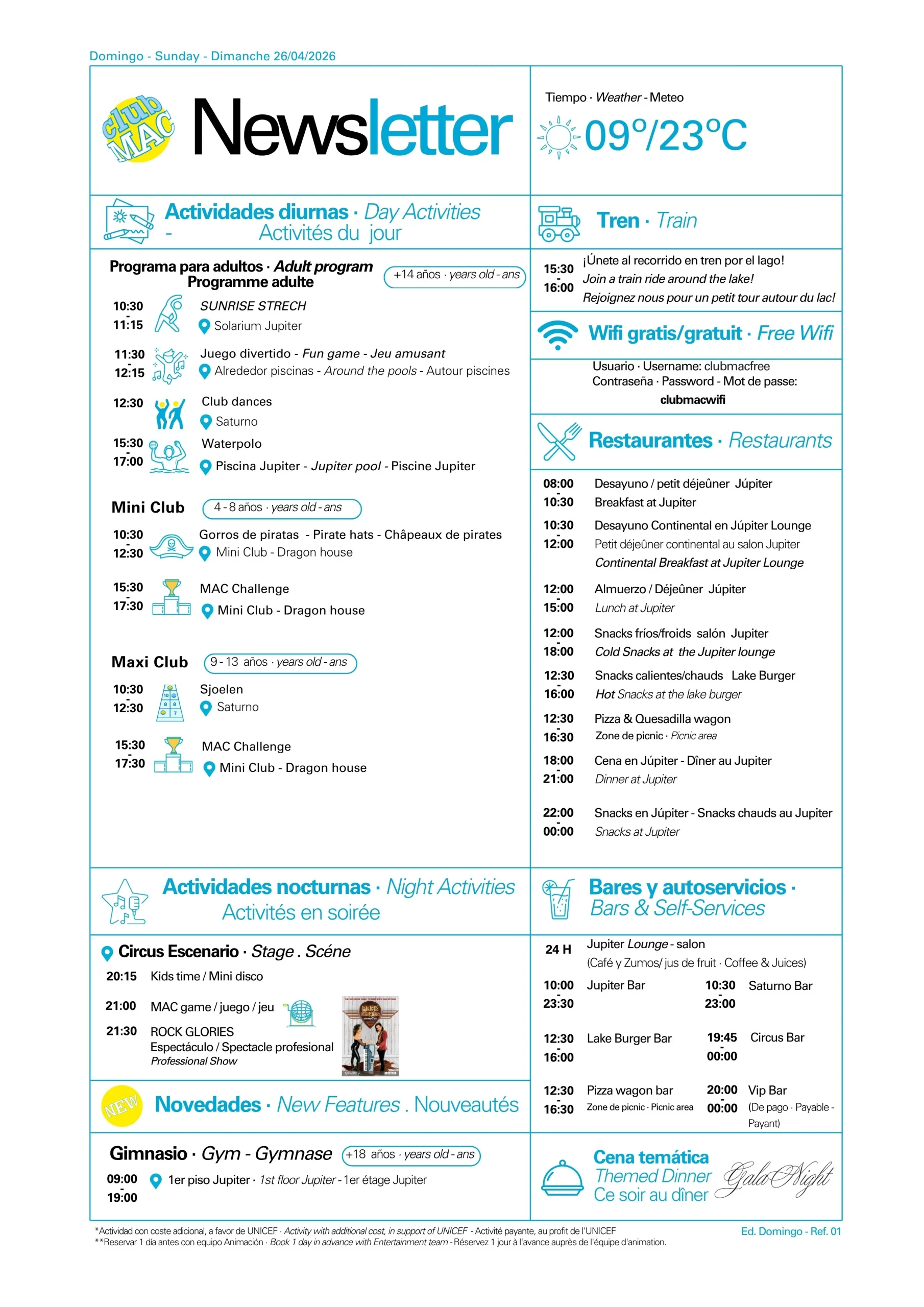 26/04/2026 - Daily Newsletter Clubmac