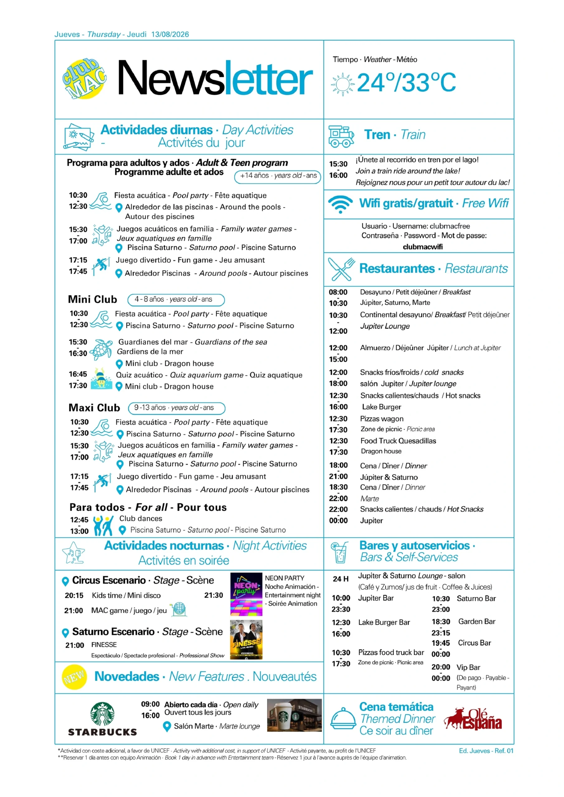 13/08/2026 - Daily Newsletter Clubmac