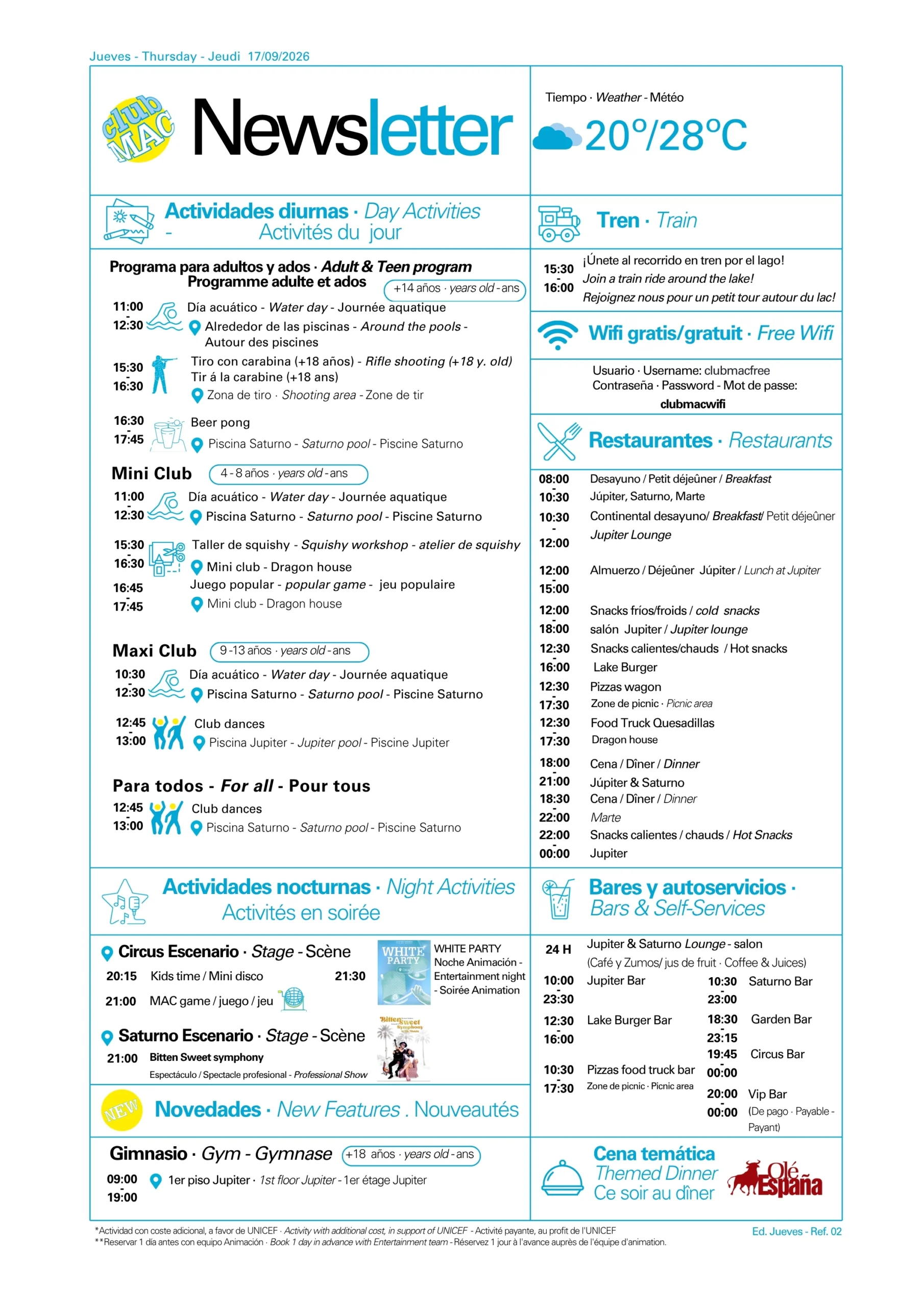 17/09/2026 - Daily Newsletter Clubmac
