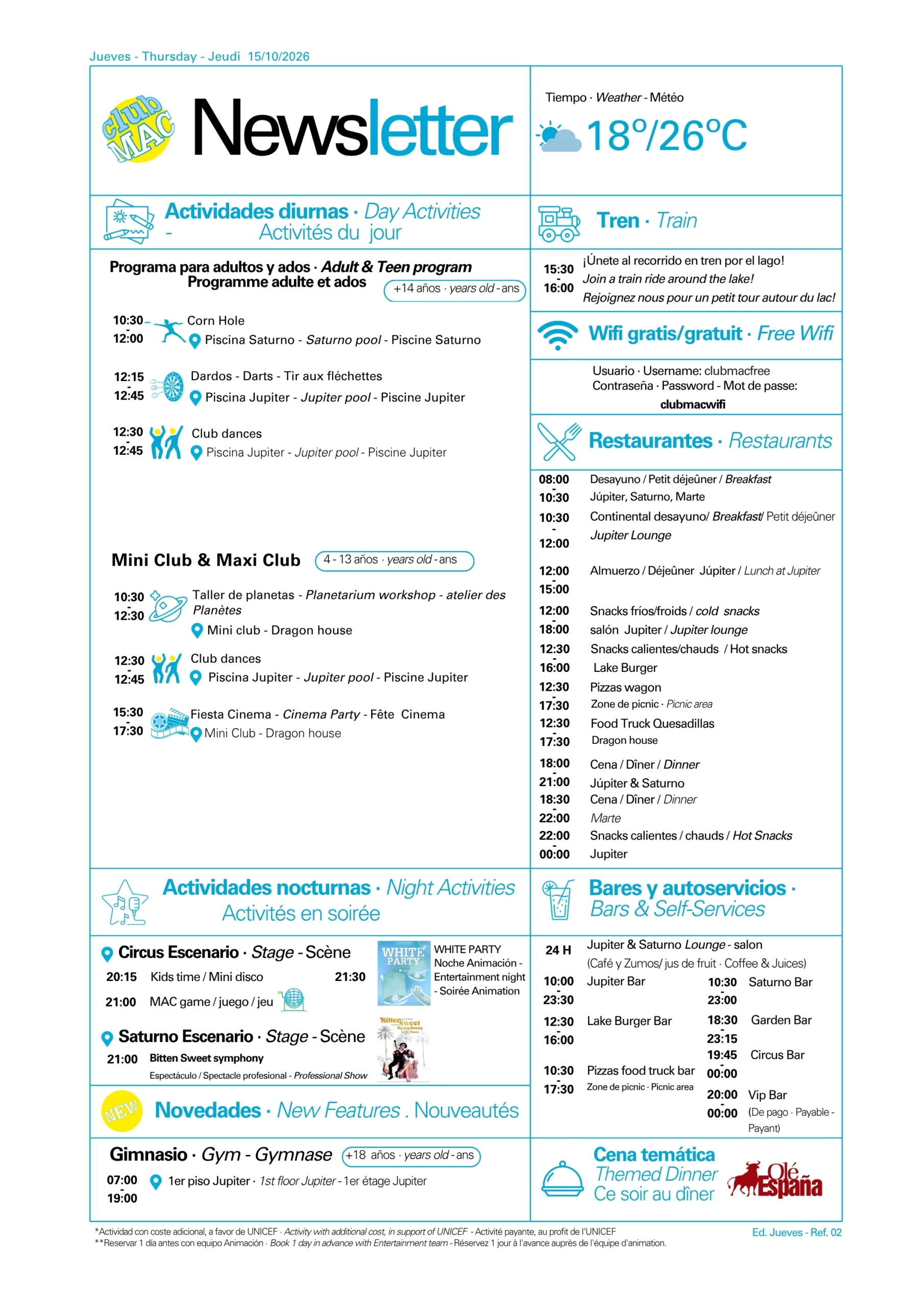 15/10/2026 - Daily Newsletter Clubmac