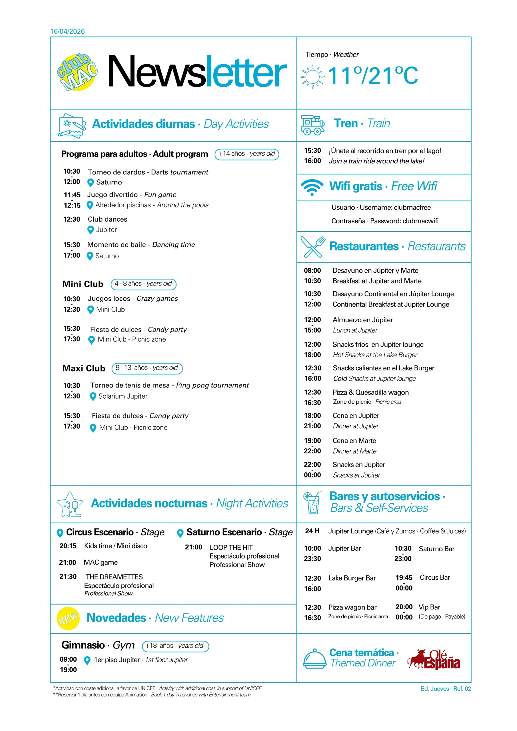 16/04/2026 - Daily Newsletter Clubmac