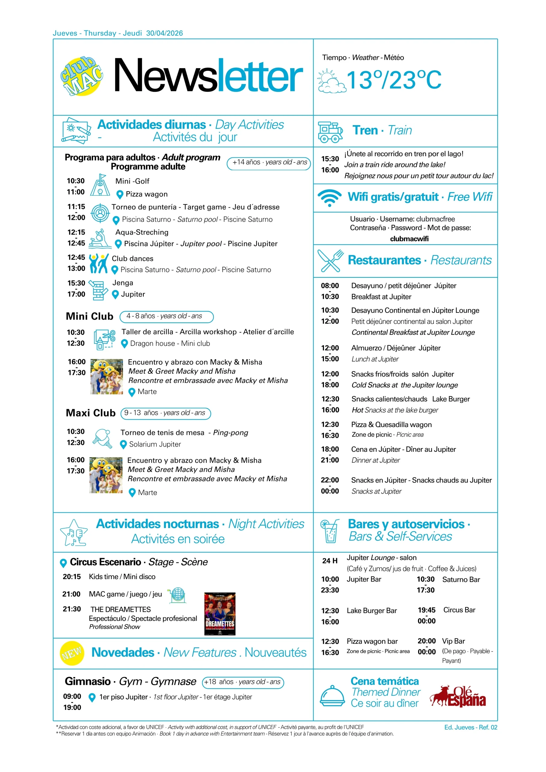 30/04/2026 - Daily Newsletter Clubmac