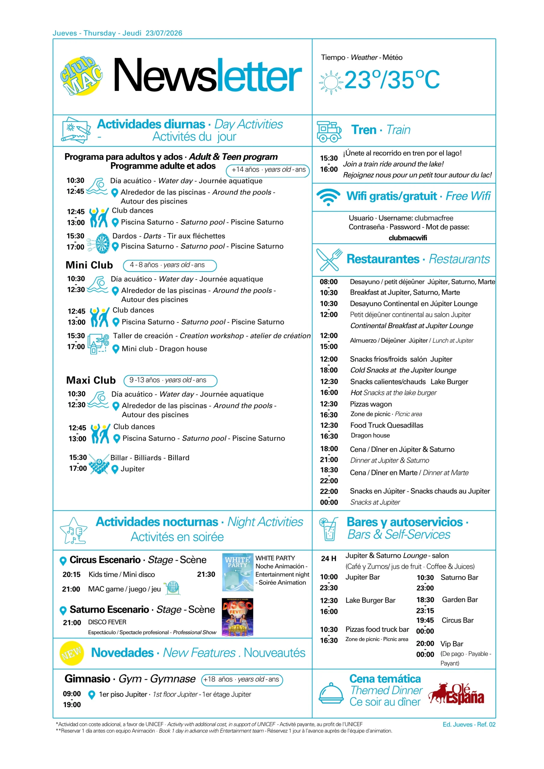 23/07/2026 - Daily Newsletter Clubmac