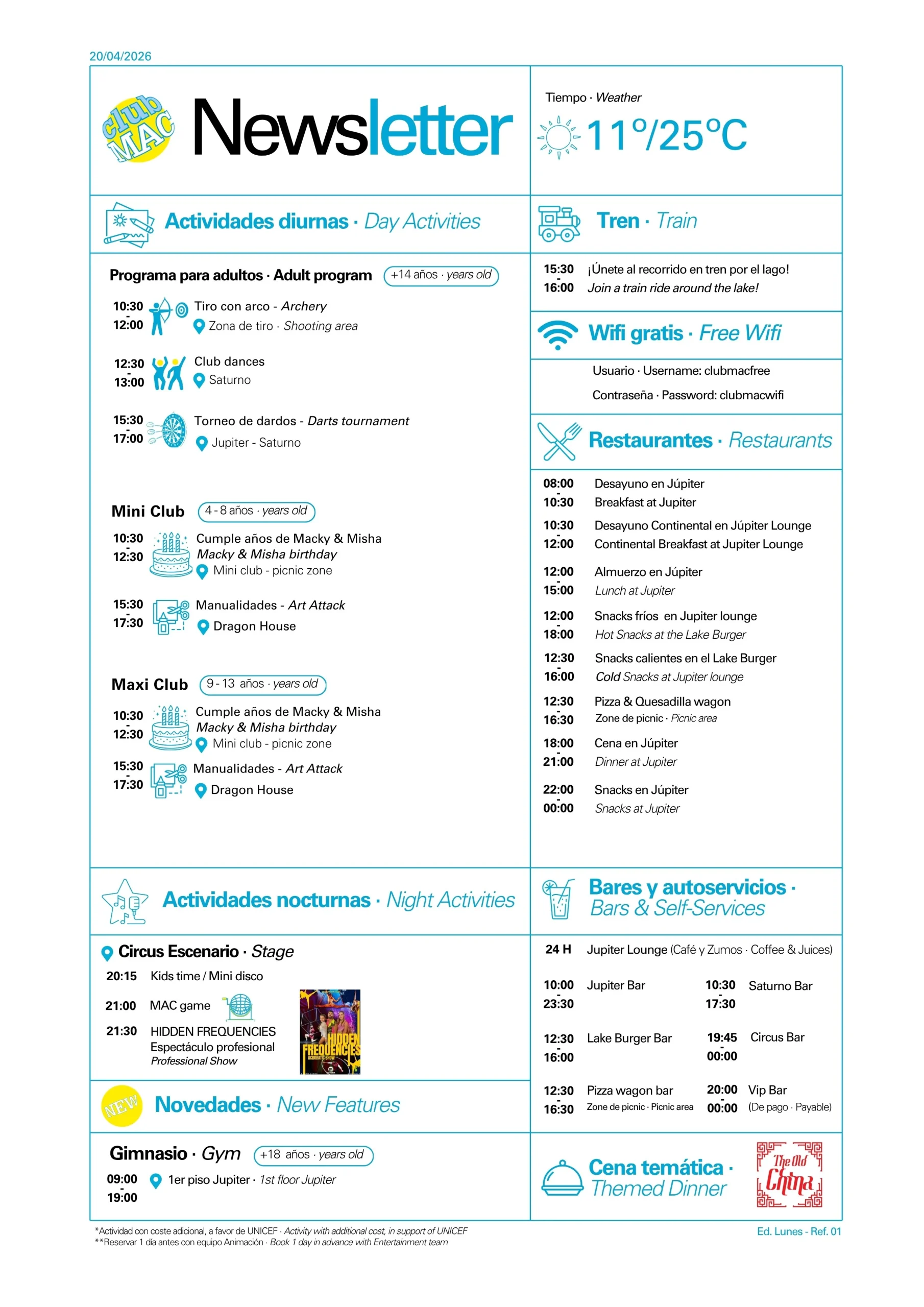 20/04/2026 - Daily Newsletter Clubmac