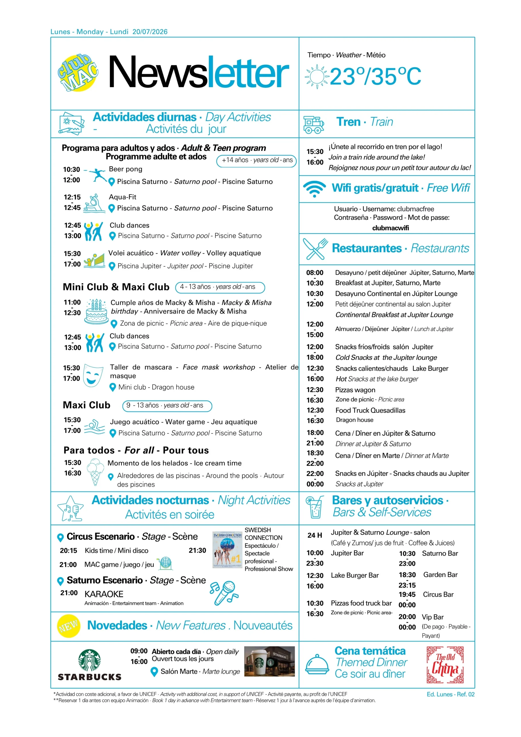20/07/2026 - Daily Newsletter Clubmac