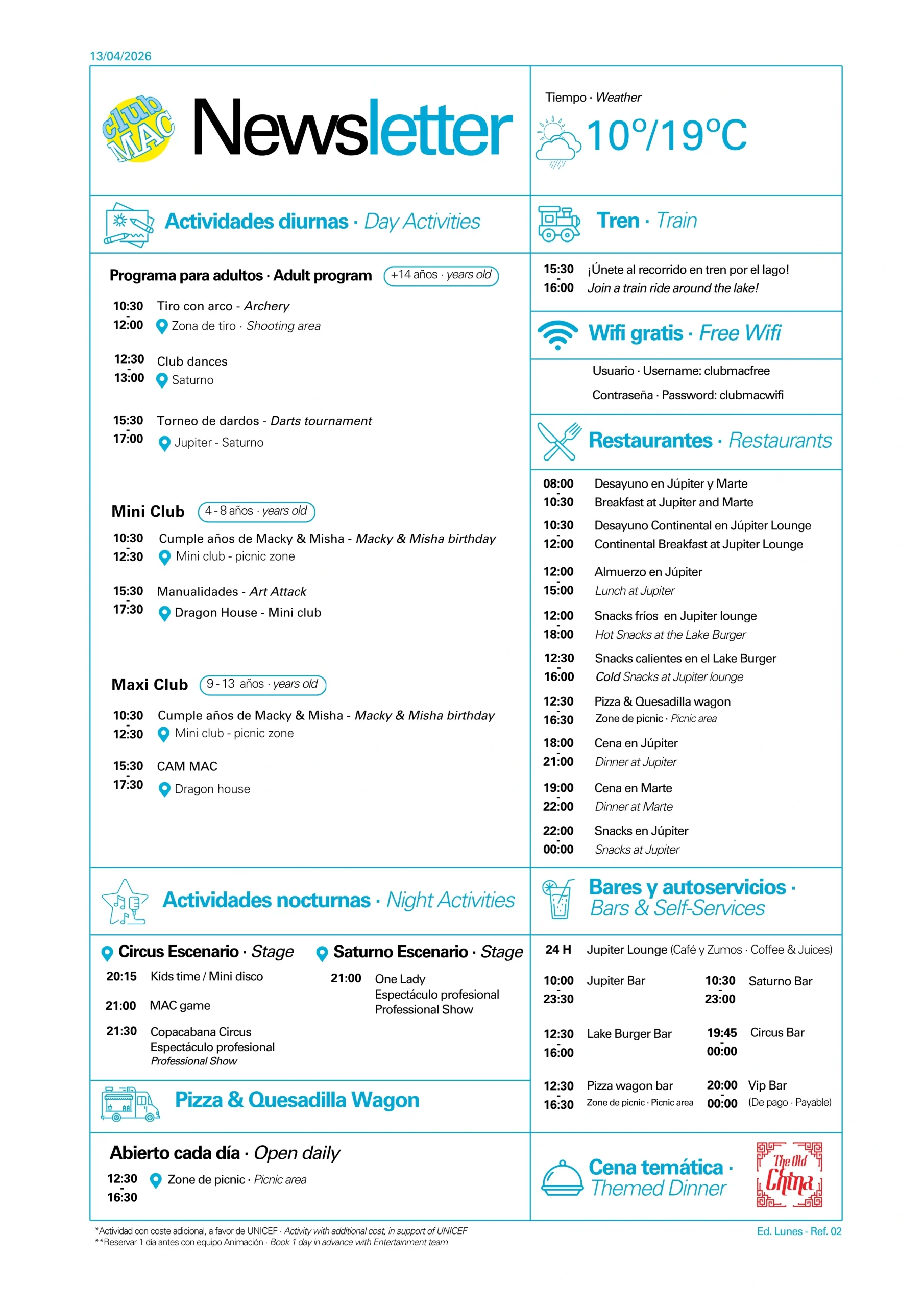 13/04/2026 - Daily Newsletter Clubmac