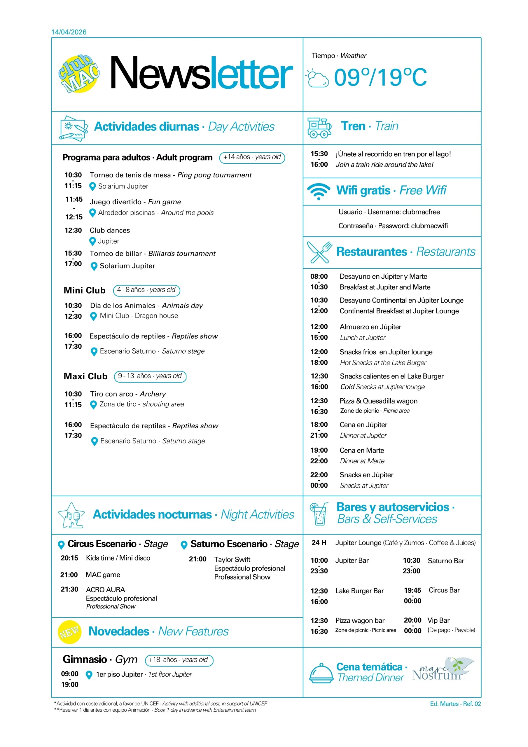 14/04/2026 - Daily Newsletter Clubmac