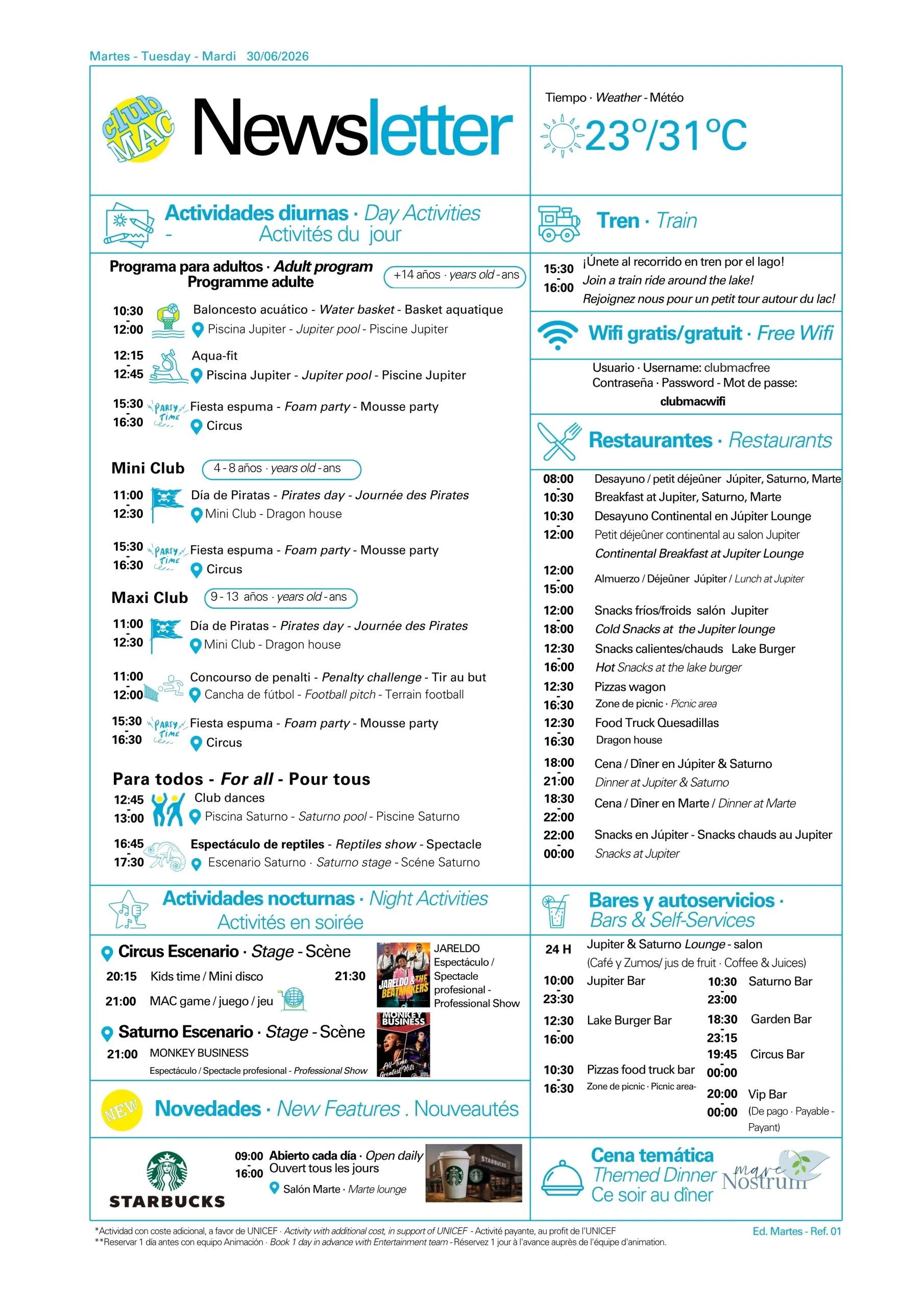 30/06/2026 - Daily Newsletter Clubmac