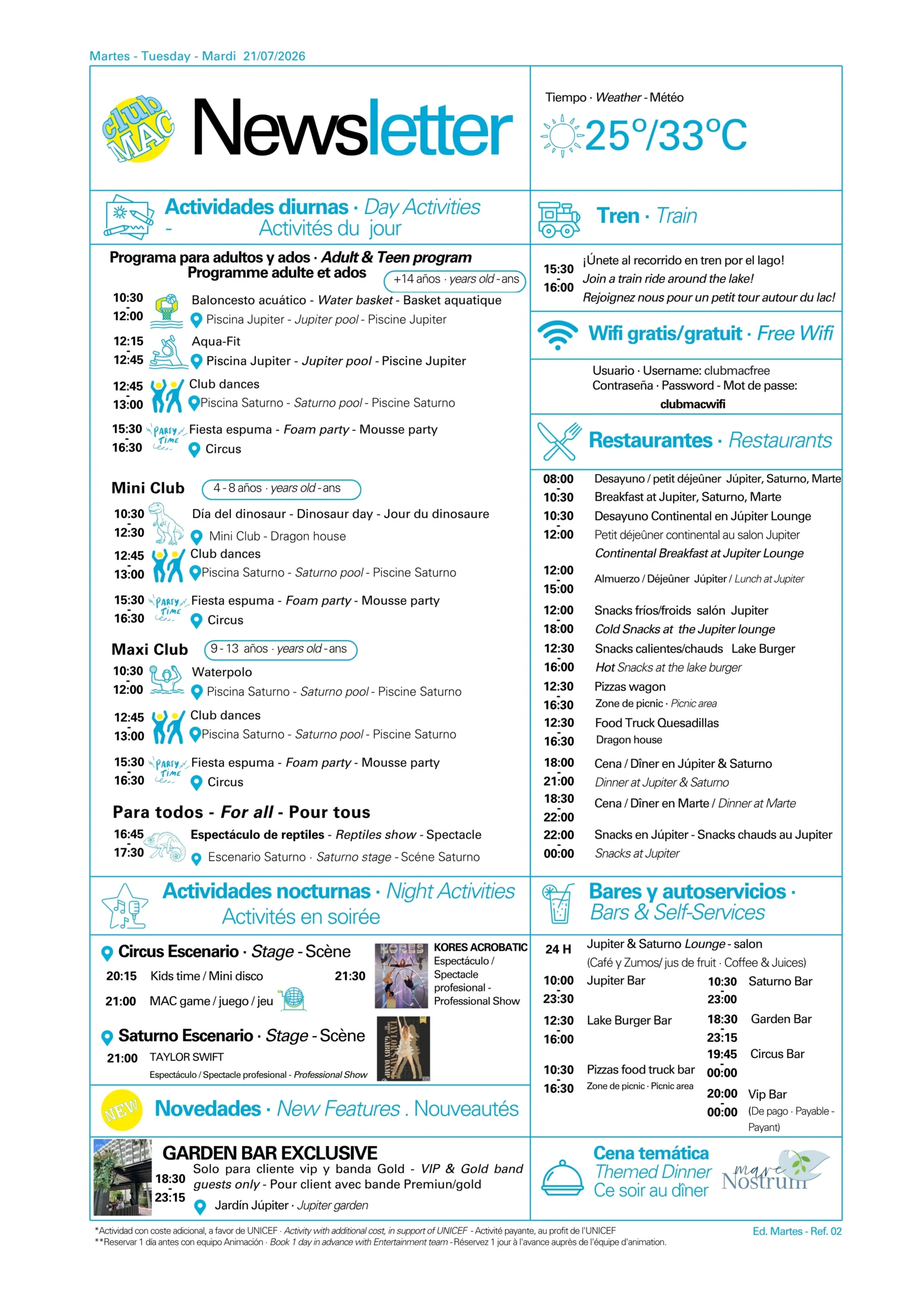 21/07/2026 - Daily Newsletter Clubmac