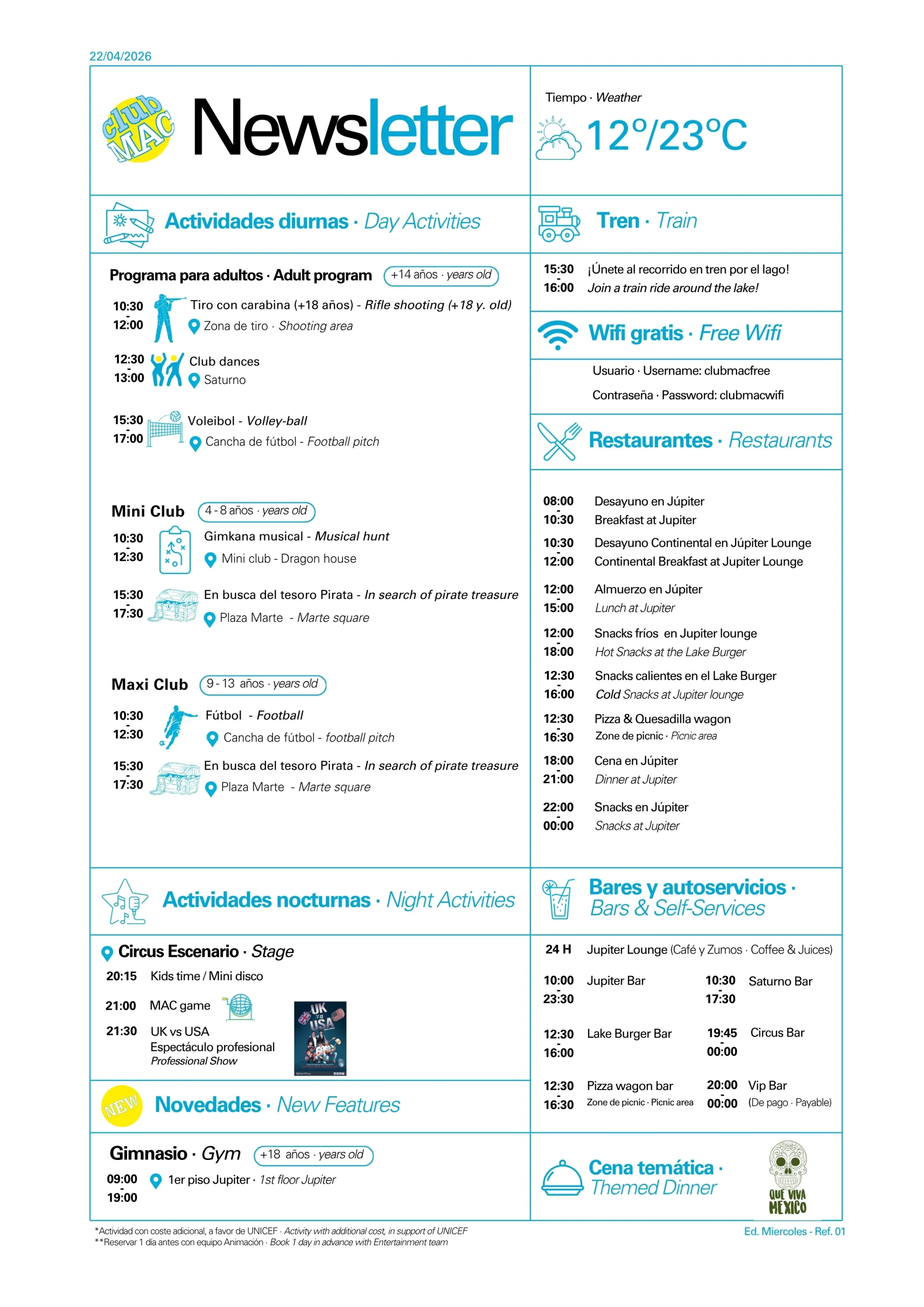 22/04/2026 - Daily Newsletter Clubmac