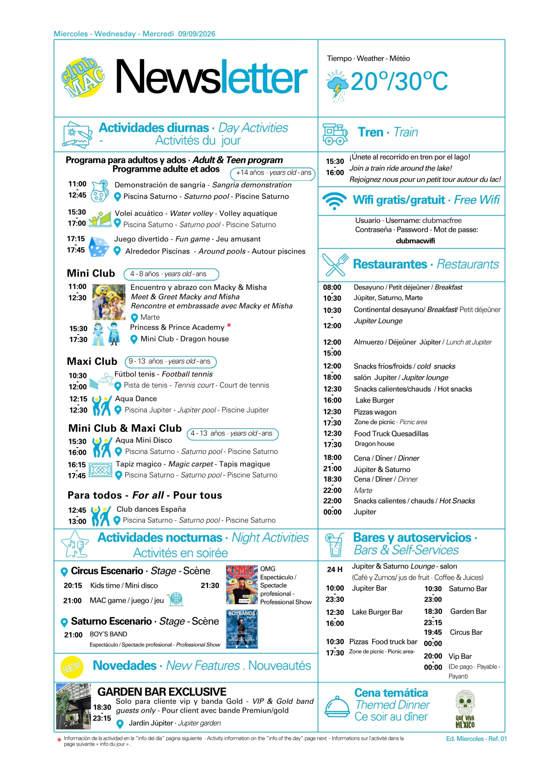 09/09/2026 - Daily Newsletter Clubmac
