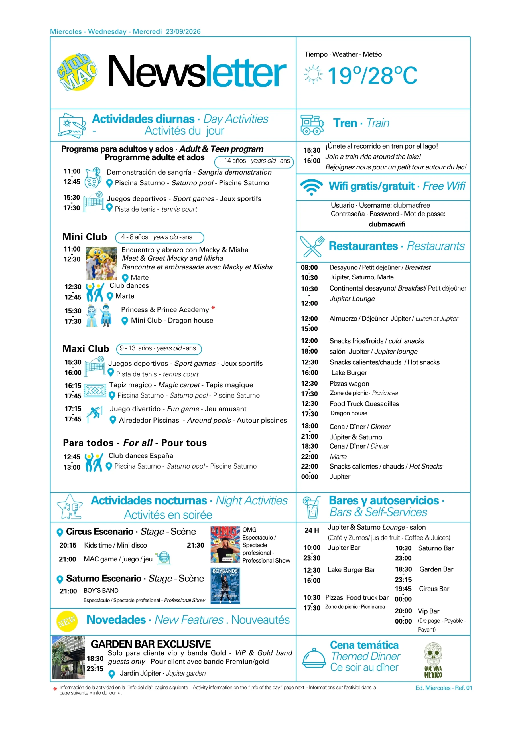 23/09/2026 - Daily Newsletter Clubmac