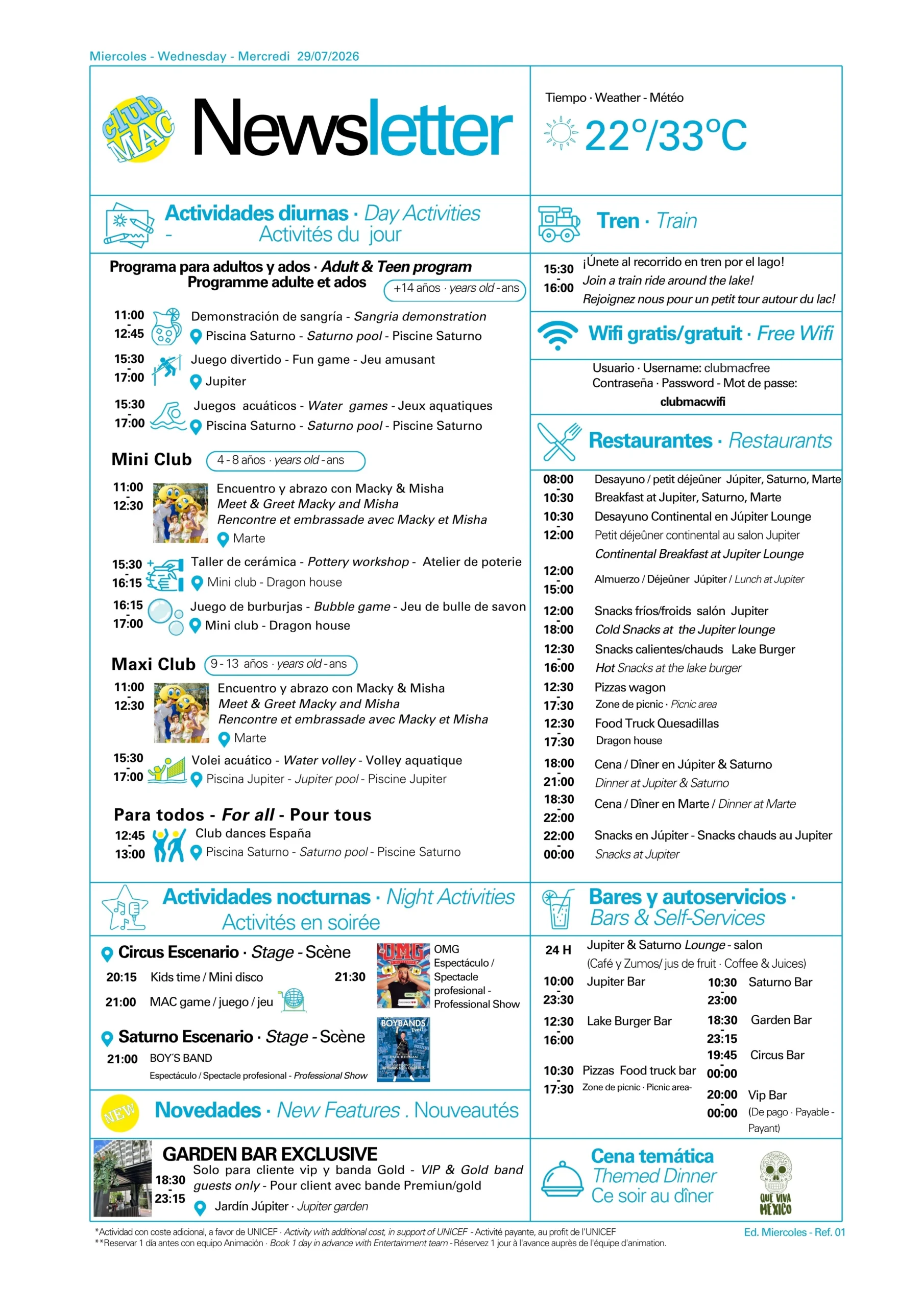 29/07/2026 - Daily Newsletter Clubmac
