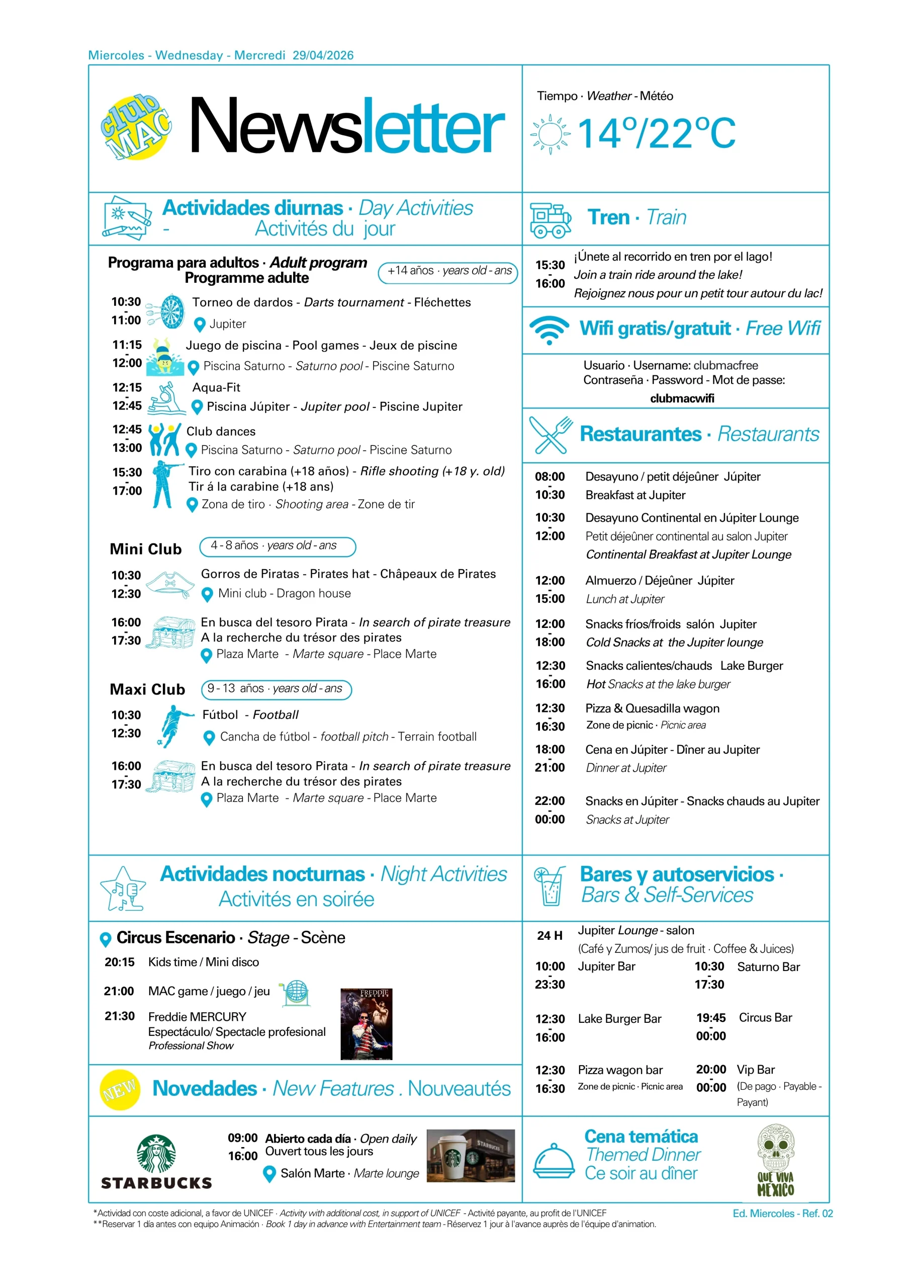 29/04/2026 - Daily Newsletter Clubmac