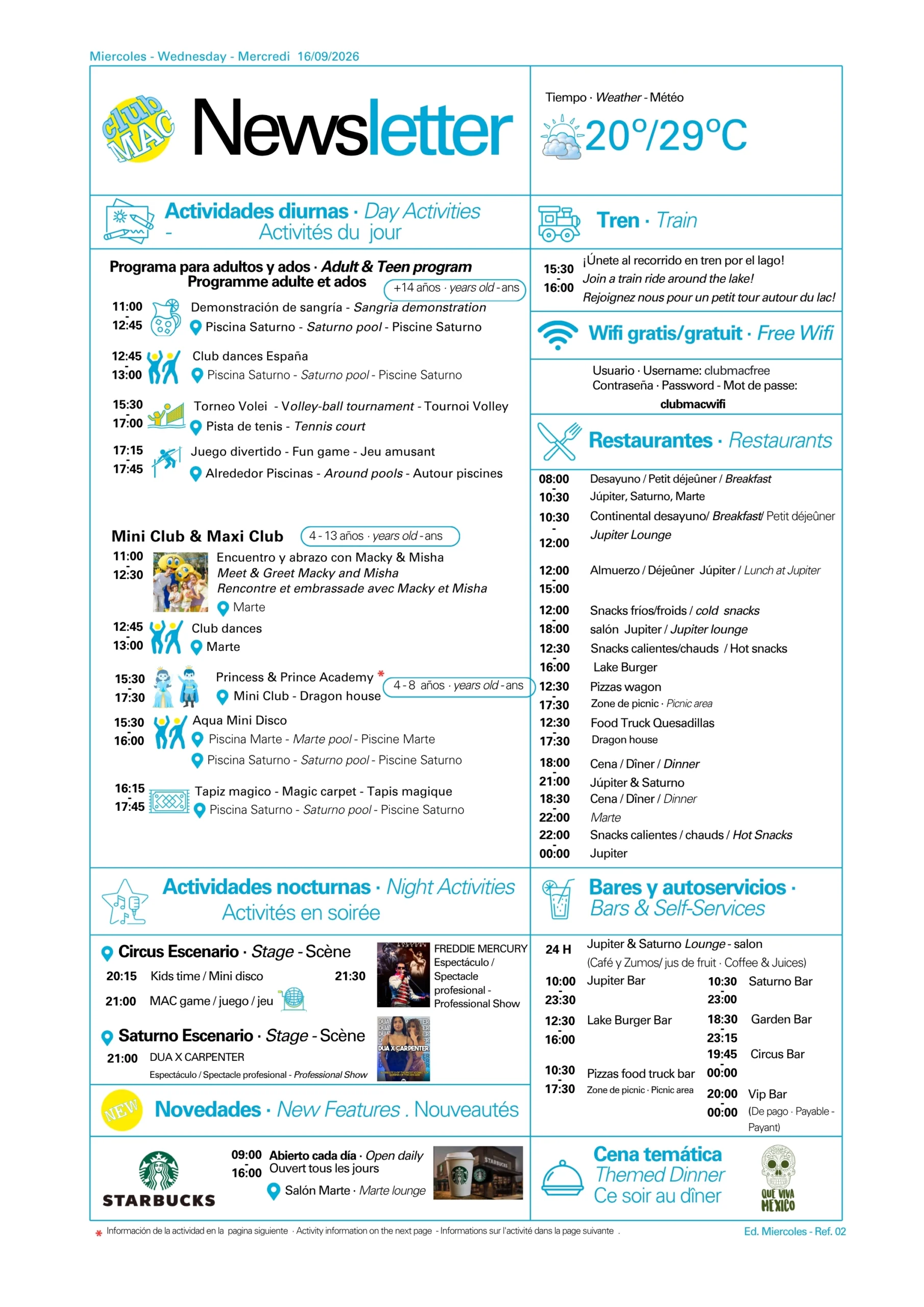 16/09/2026 - Daily Newsletter Clubmac