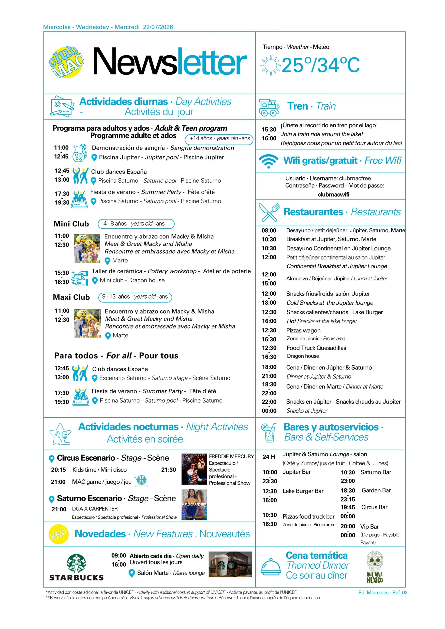 22/07/2026 - Daily Newsletter Clubmac