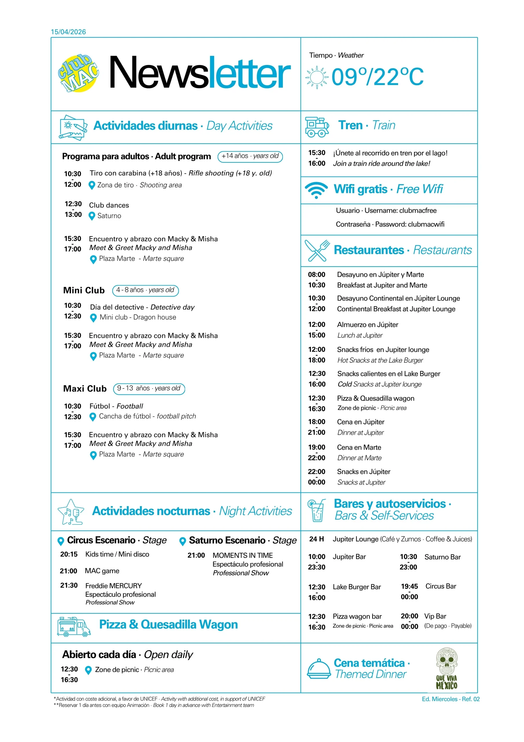 15/04/2026 - Daily Newsletter Clubmac