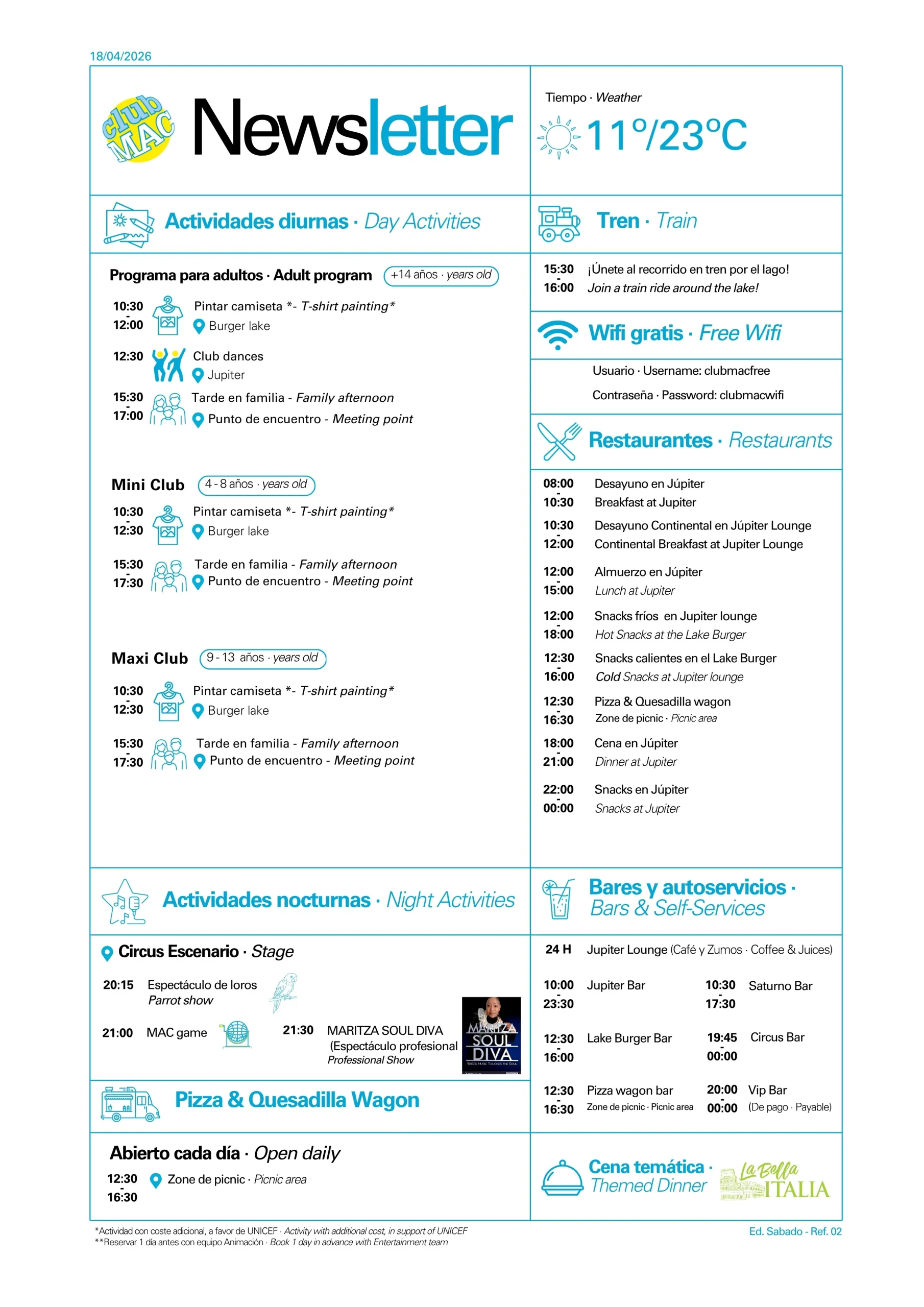 18/04/2026 - Daily Newsletter Clubmac