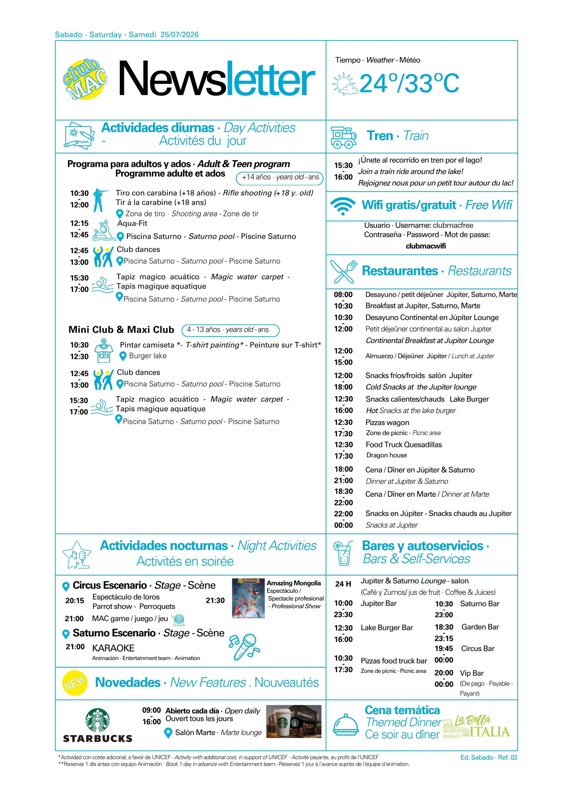 25/07/2026 - Daily Newsletter Clubmac
