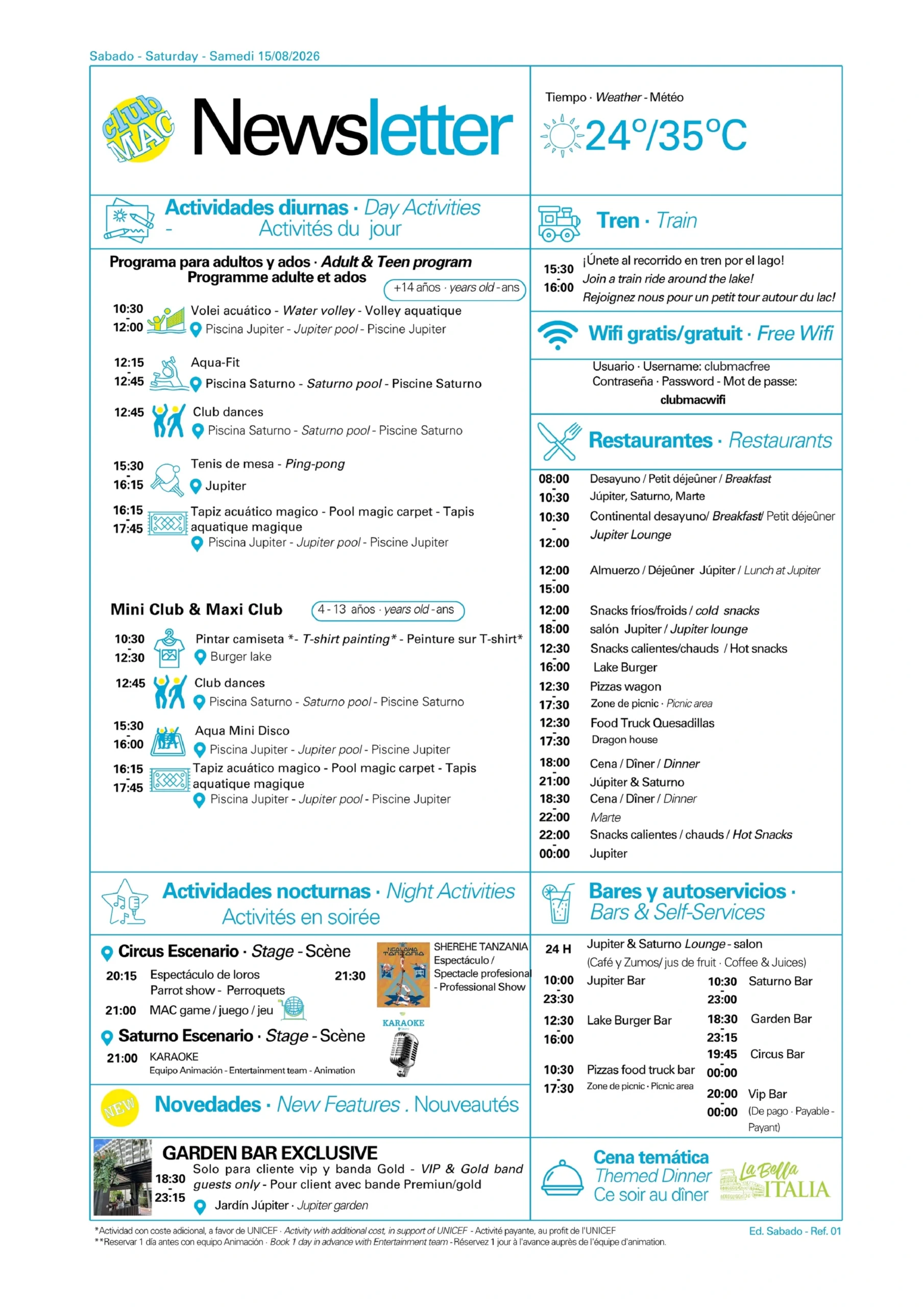 15/08/2026 - Daily Newsletter Clubmac