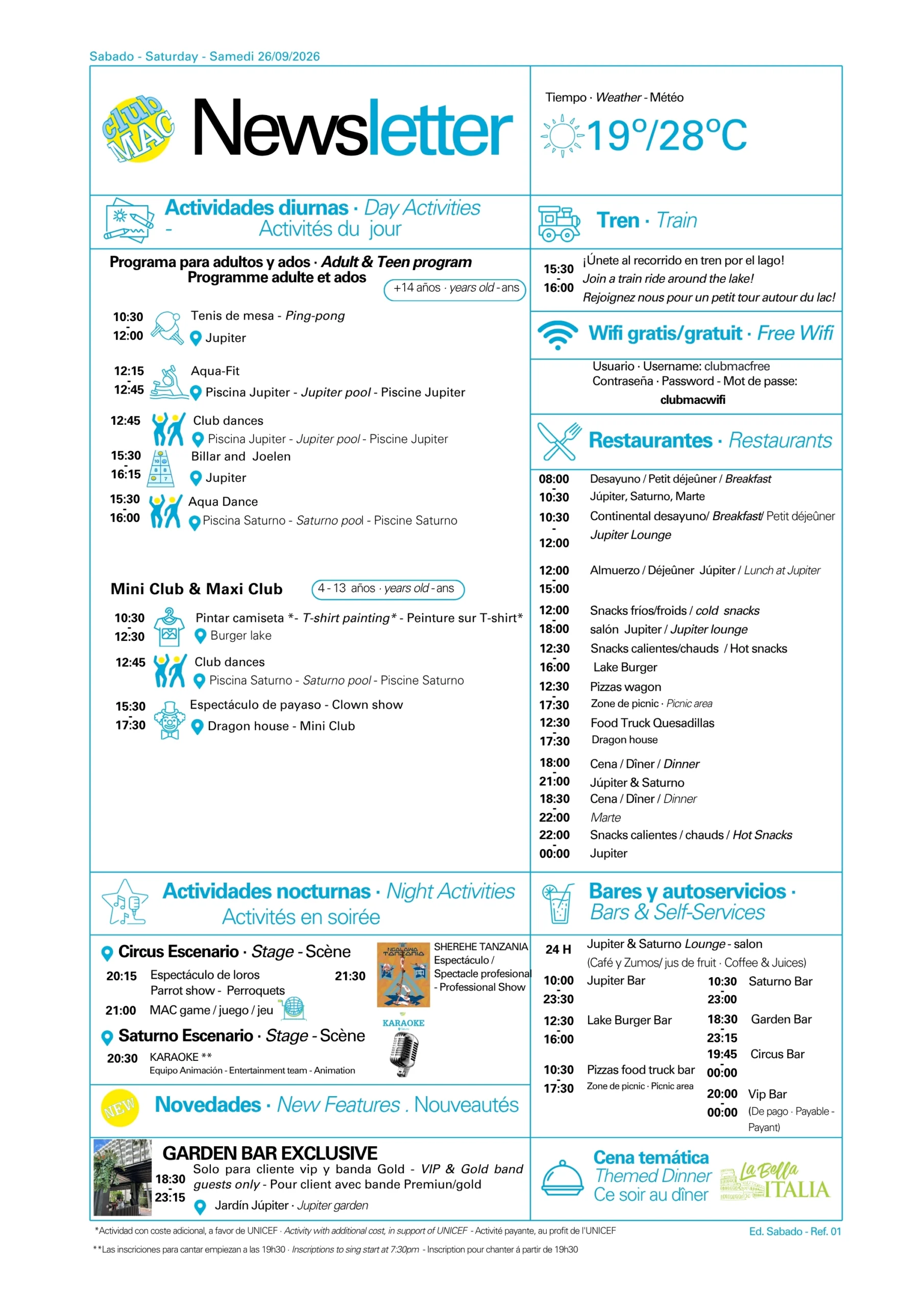 26/09/2026 - Daily Newsletter Clubmac