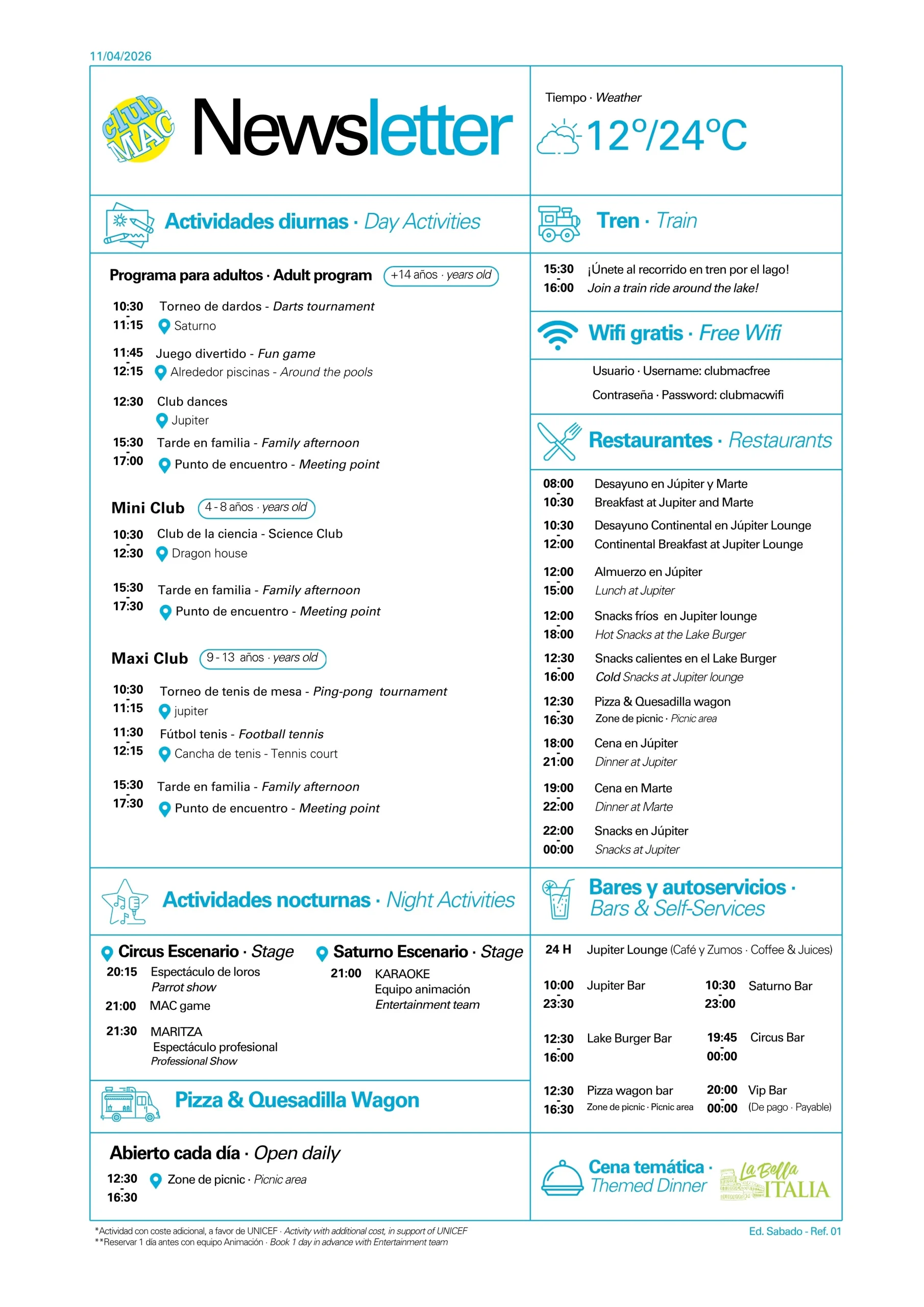 11/04/2026 - Daily Newsletter Clubmac