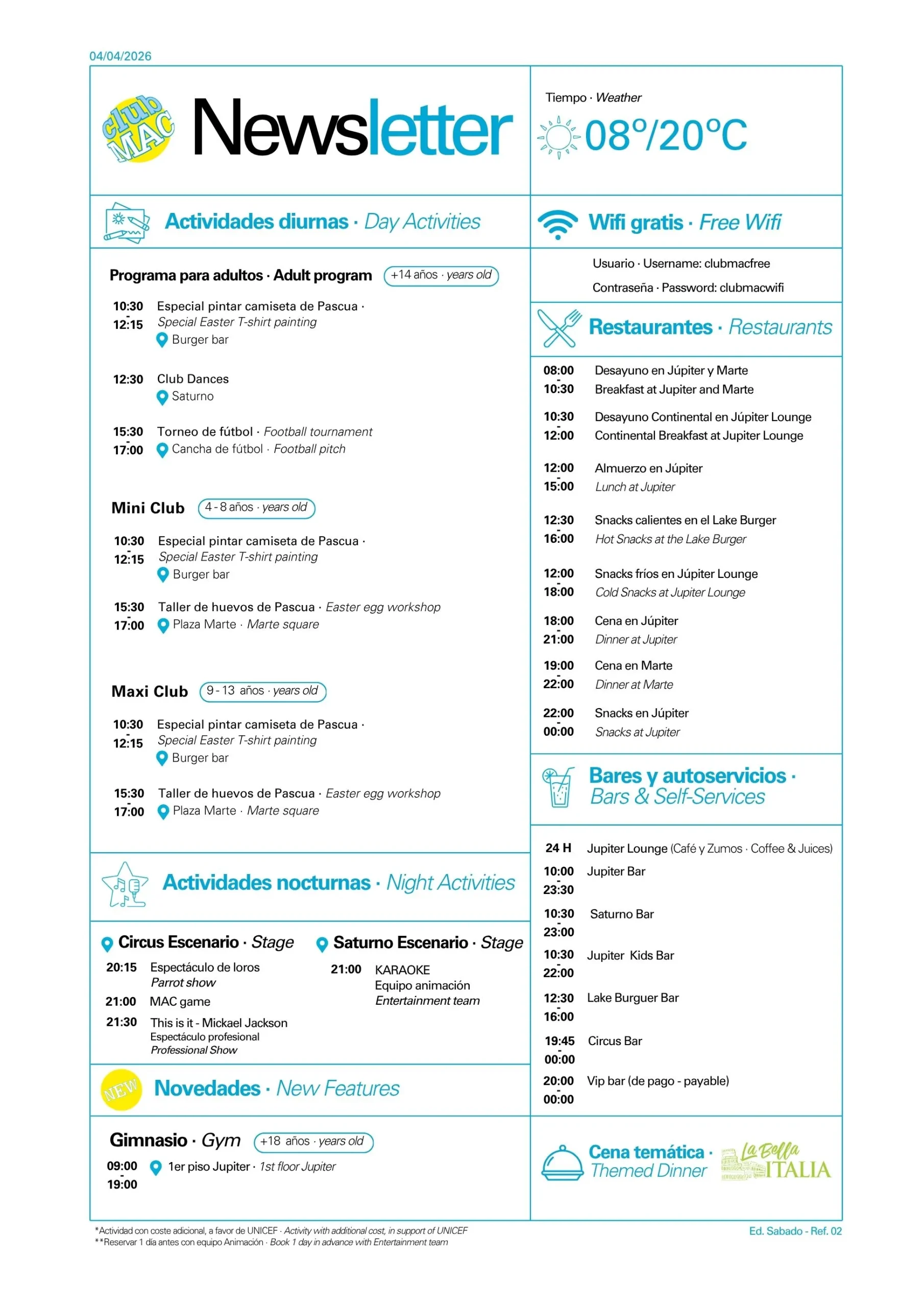 04/04/2026 - Daily Newsletter Clubmac