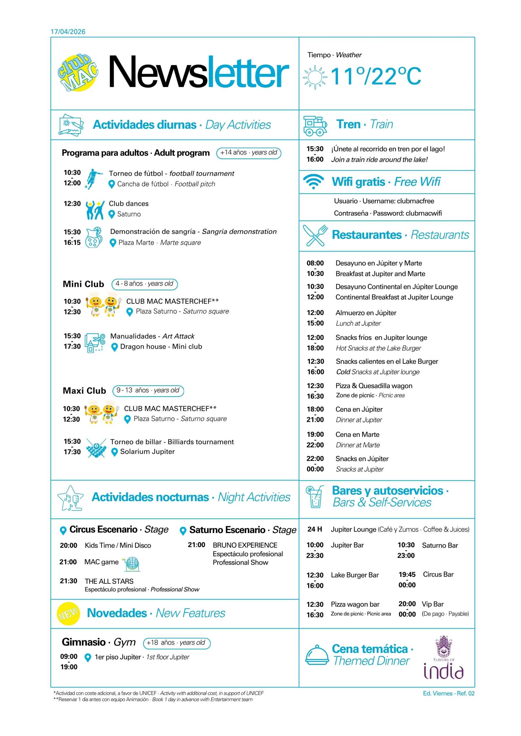 17/04/2026 - Daily Newsletter Clubmac