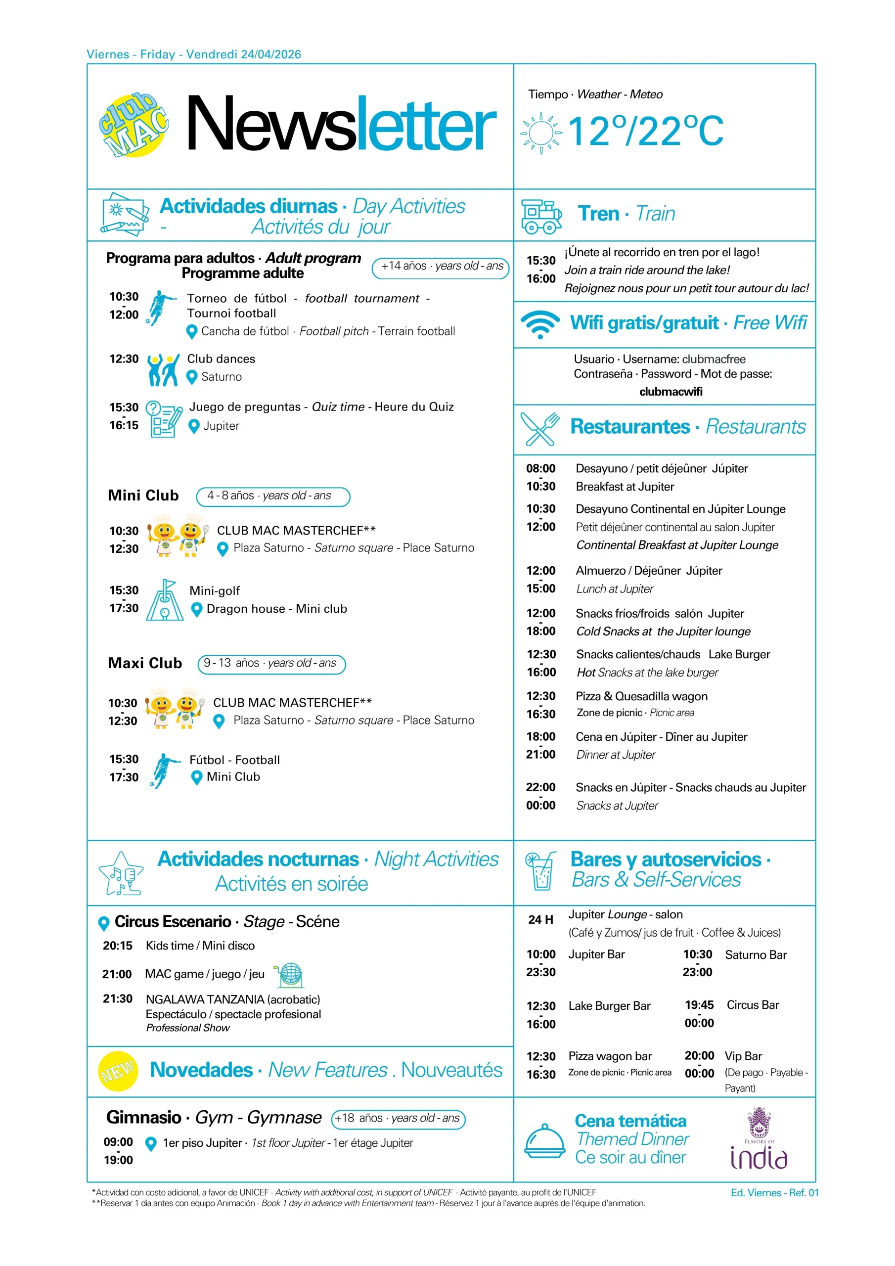 24/04/2026 - Daily Newsletter Clubmac