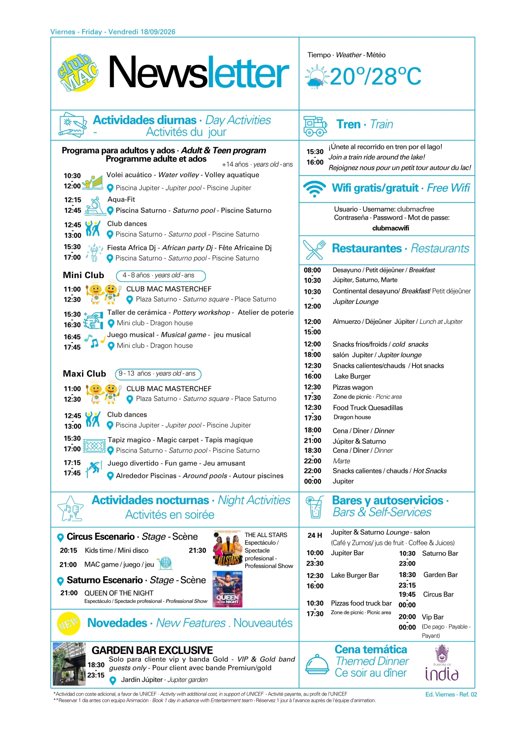 18/09/2026 - Daily Newsletter Clubmac