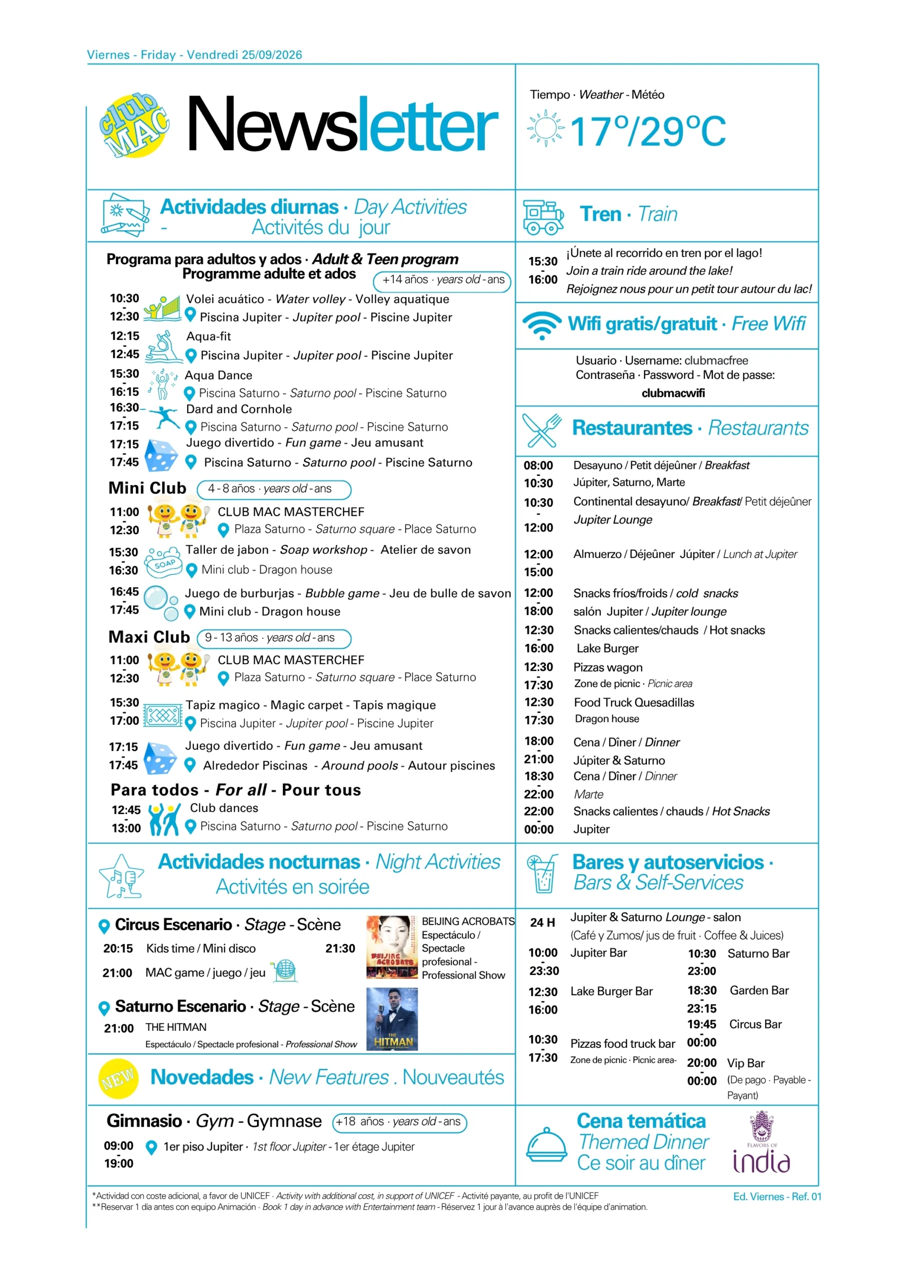 25/09/2026 - Daily Newsletter Clubmac