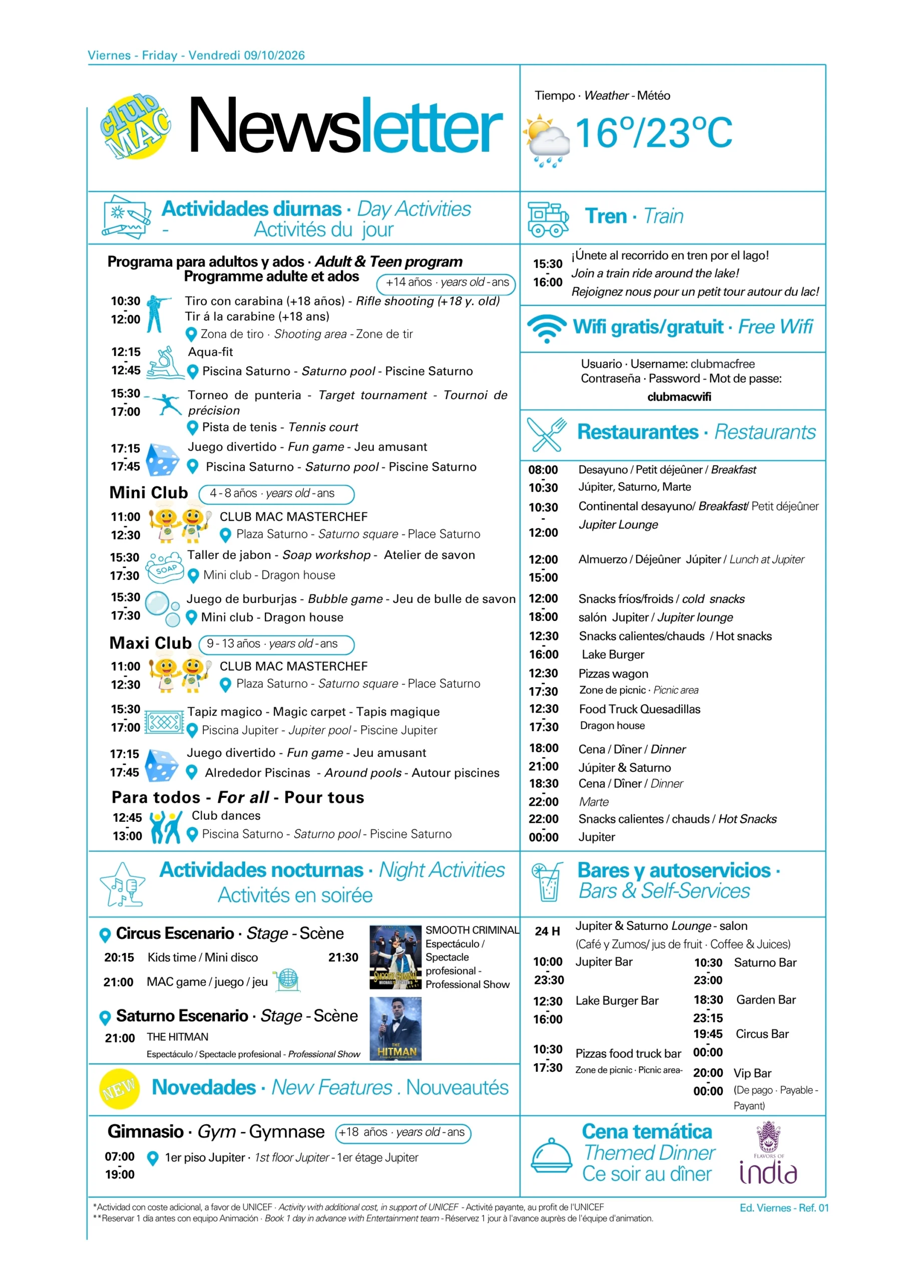 09/10/2026 - Daily Newsletter Clubmac